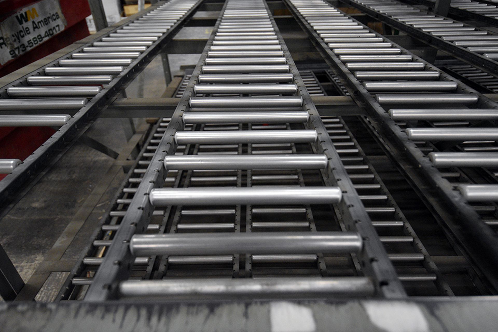 4-Tier Gravity Fed, Carton Flow Rack (132"x300"x95"H) (108"x7" Rollers) - Image 3 of 4