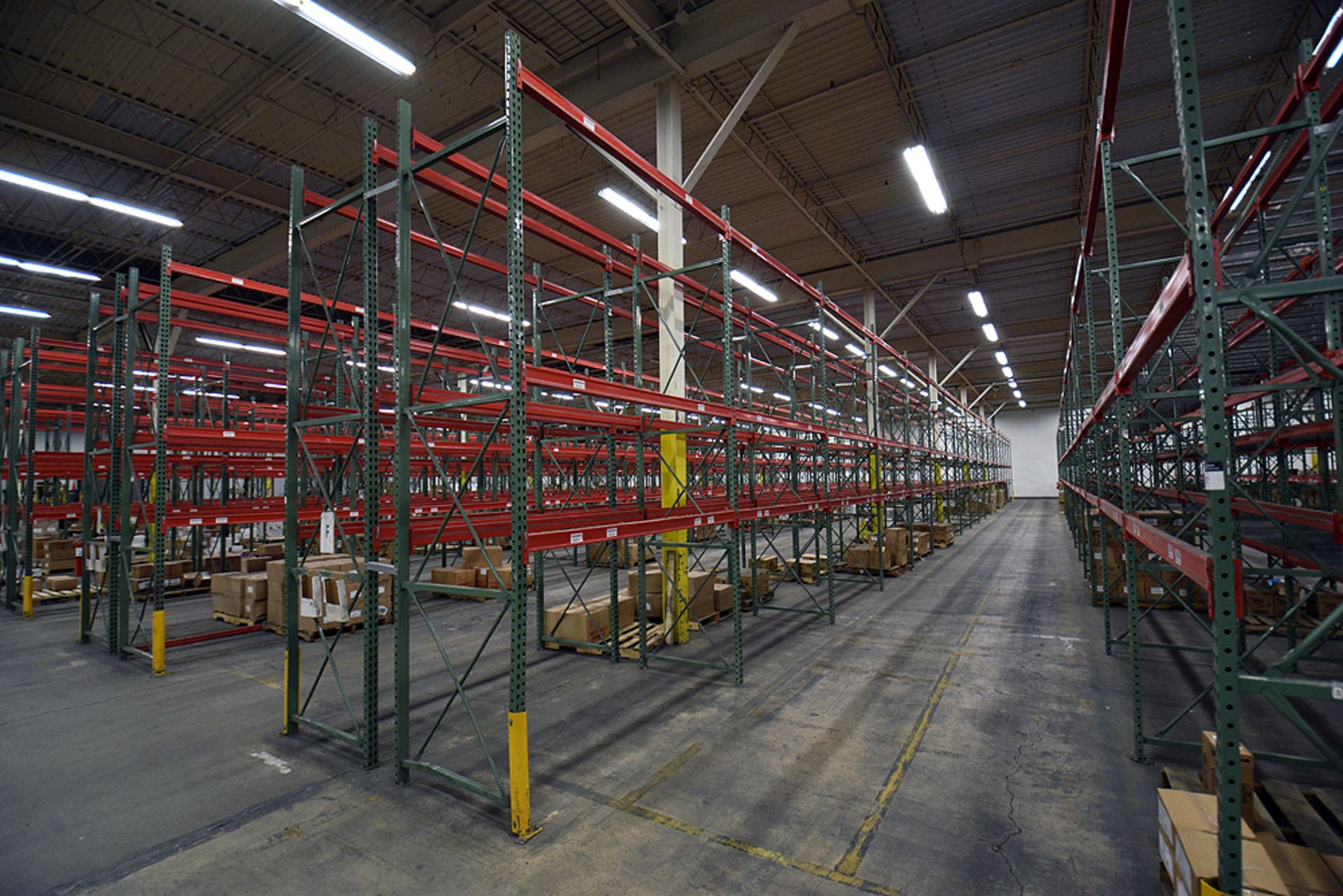 Group of 36 Sections of Teardrop Style Pallet Racking, 14' x 42" - Image 2 of 3