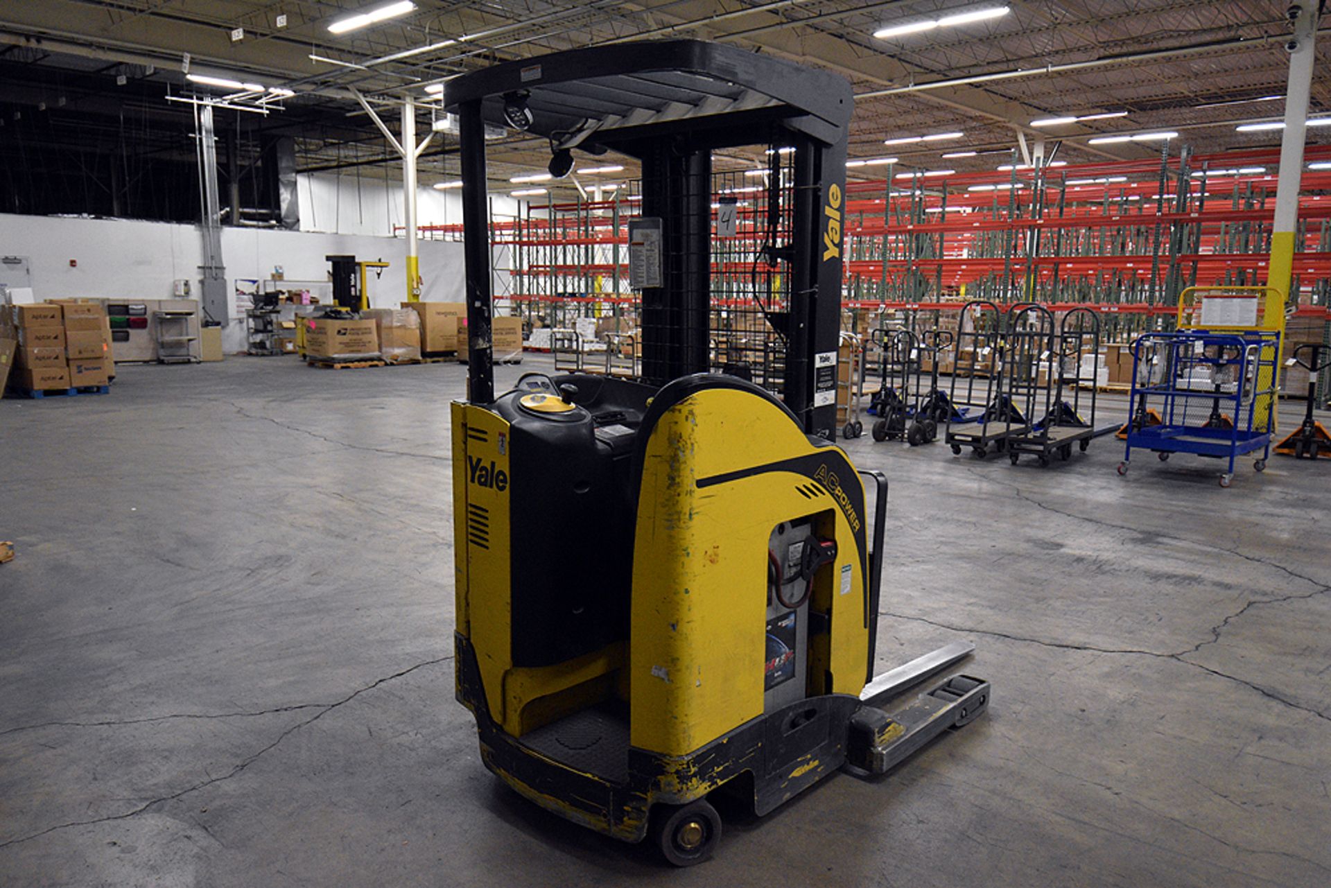 Yale 3,500 lbs. Capacity, Upright Reach Forklift w/ 203" Lift Height - Image 3 of 11