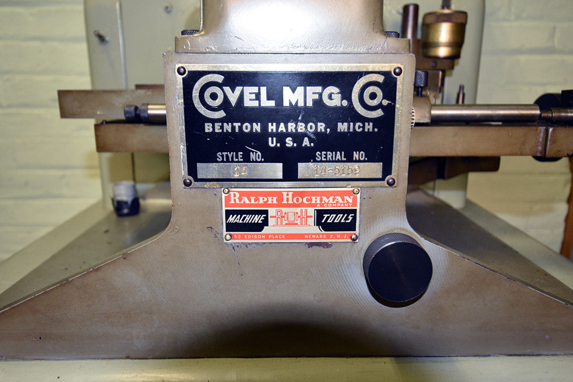 Covel Style Number 14 Serial Number: 14-5159 Quality Tester - Image 5 of 7