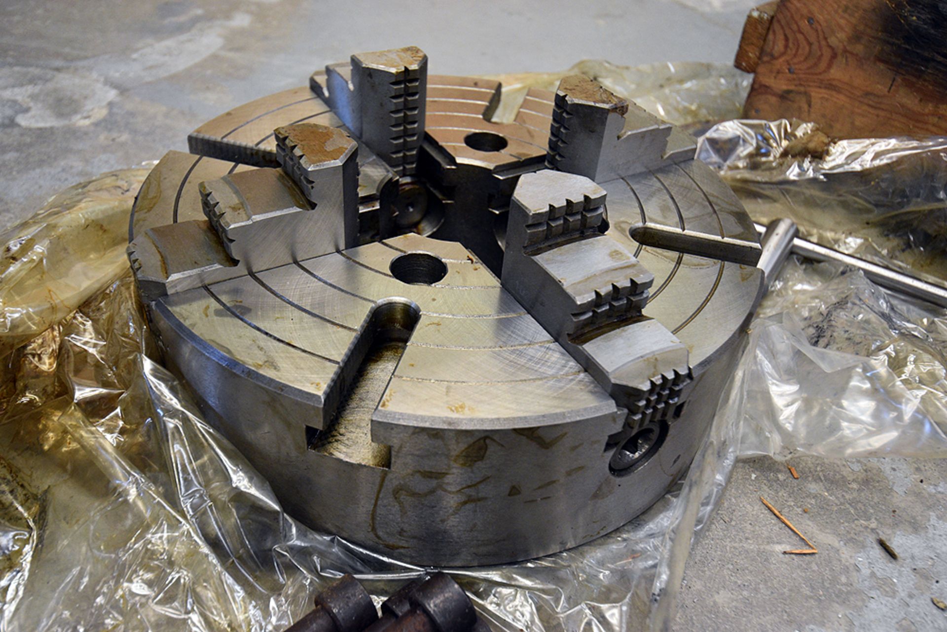 Poland Number 3 3-Jaw Chuck (12"x4") - Image 3 of 5