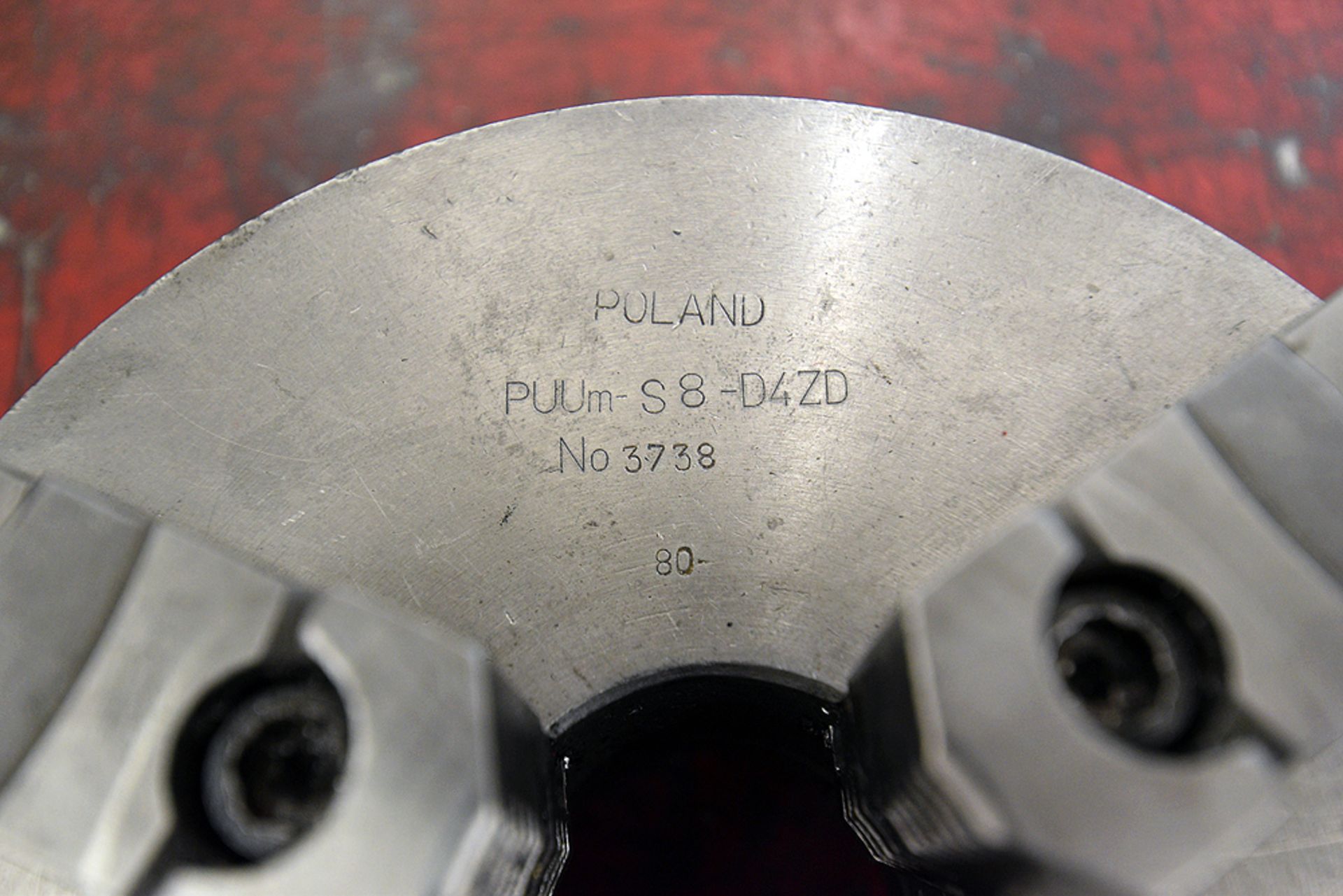 Poland PUUM-S8-D4ZD 3-Jaw Chuck (8"x3.5") - Image 4 of 4