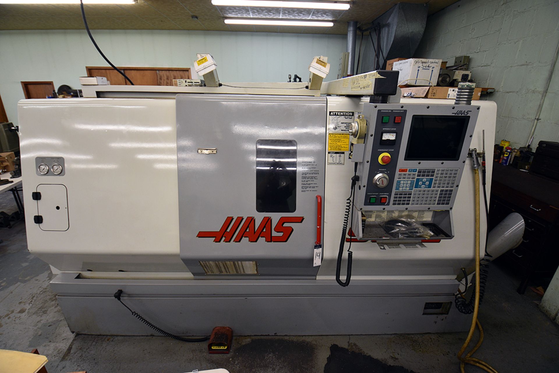 2002 Haas SL30T CNC Lathe Serial Number: 65057, 208v/230v, 3-Phase w/Rexroth Hydraulic Power Unit - Image 2 of 23