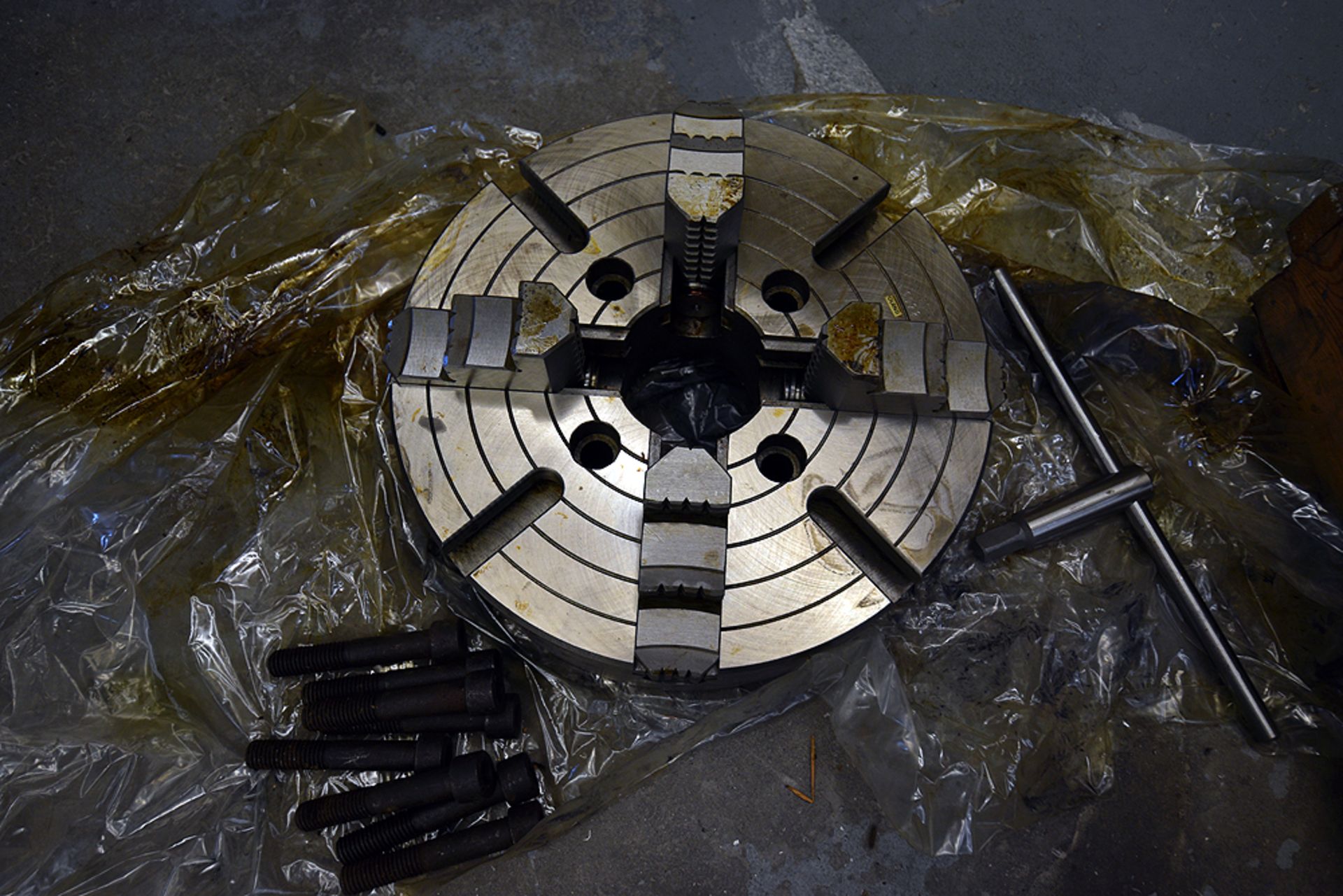 Poland Number 3 3-Jaw Chuck (12"x4") - Image 2 of 5