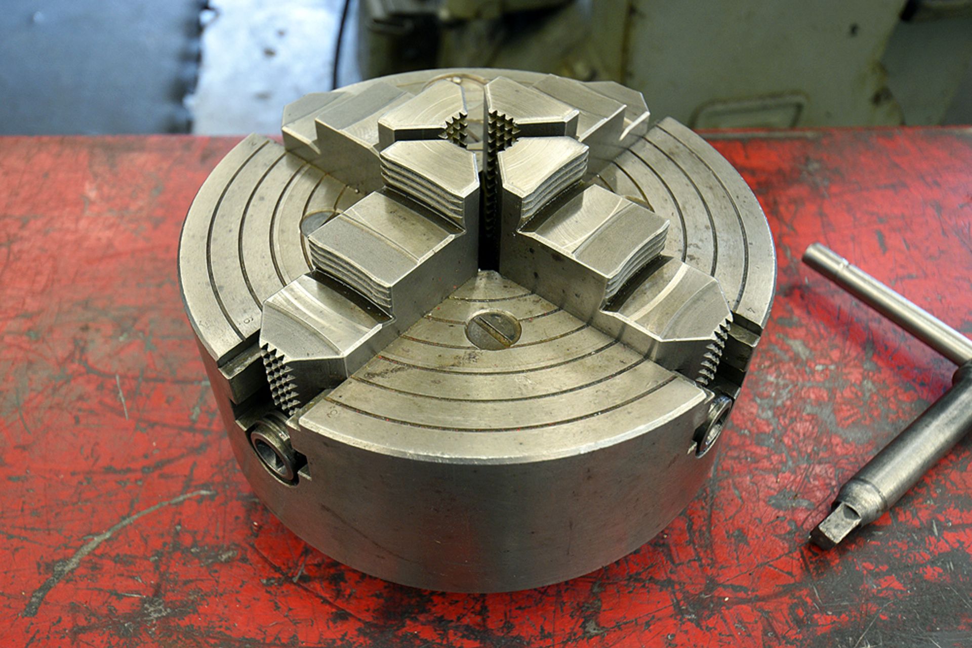 Cushman No 214CD6. 3-Jaw Chuck (10"x4") - Image 2 of 4