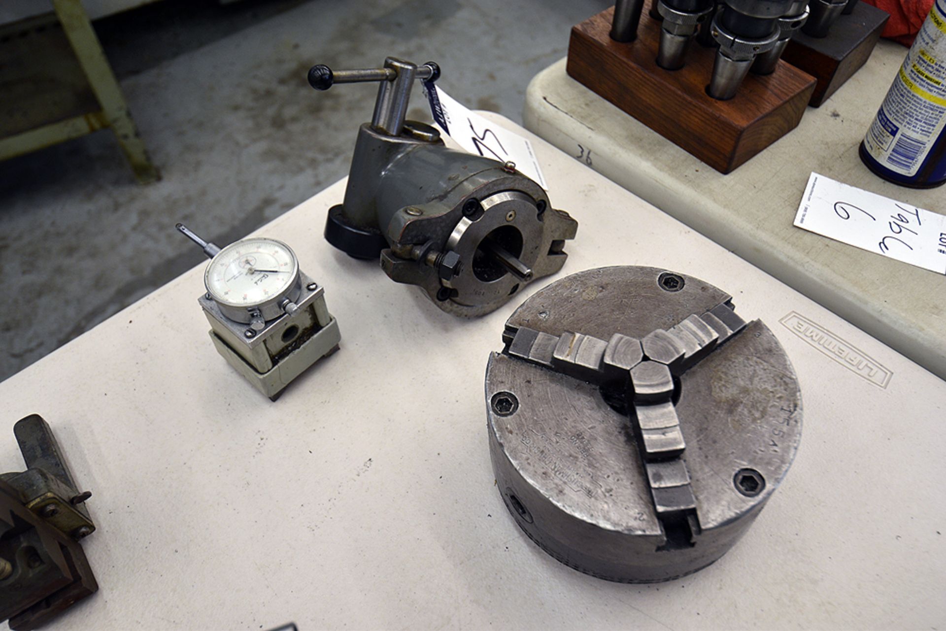 Group of Ass't Machine Parts: Chucks, Indexers, Etc. - Image 6 of 7