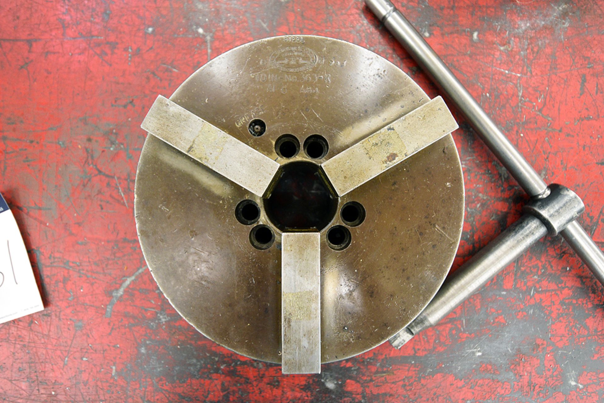 Union No. 363-K 3-Jaw Chuck (10"x3.5") - Image 3 of 4