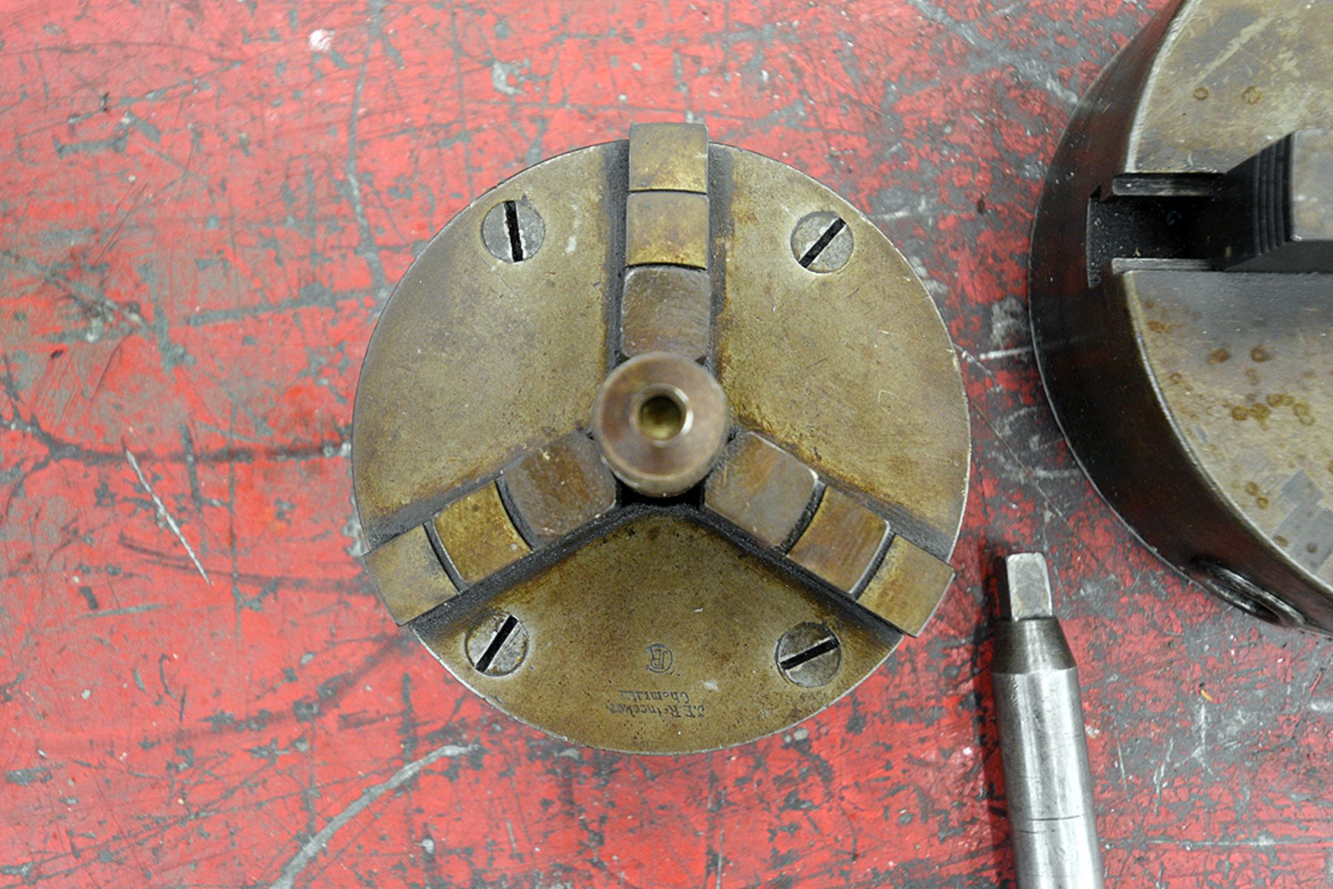 {each} 3-Jaw Chuck (6.5"x2.5") and JT Reinecker 3-Jaw Chuck (4 3/4" x 2 1/8") - Image 3 of 7