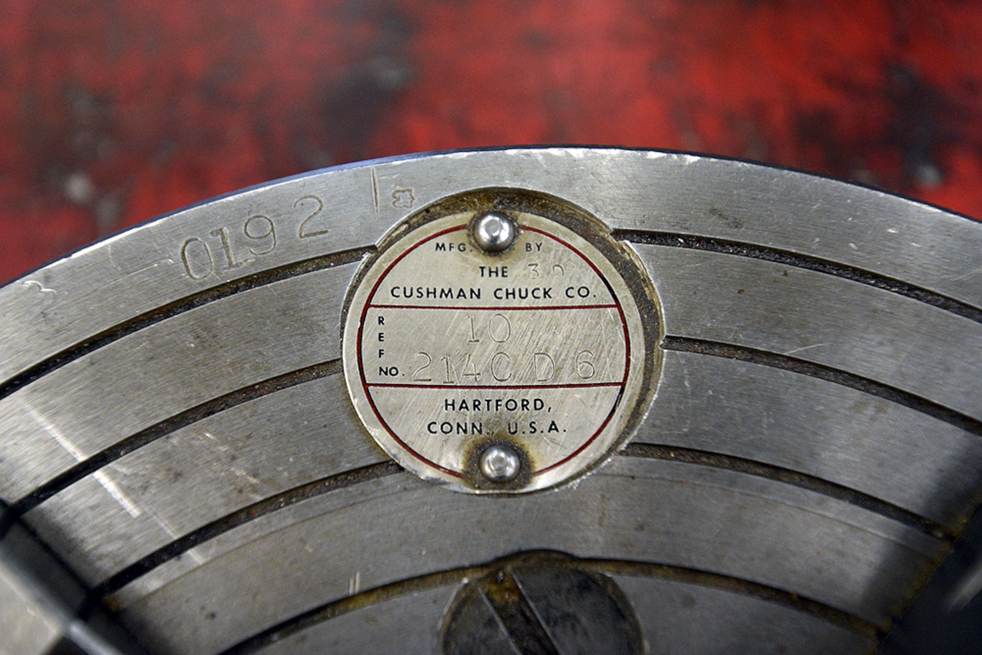 Cushman No 214CD6. 3-Jaw Chuck (10"x4") - Image 4 of 4