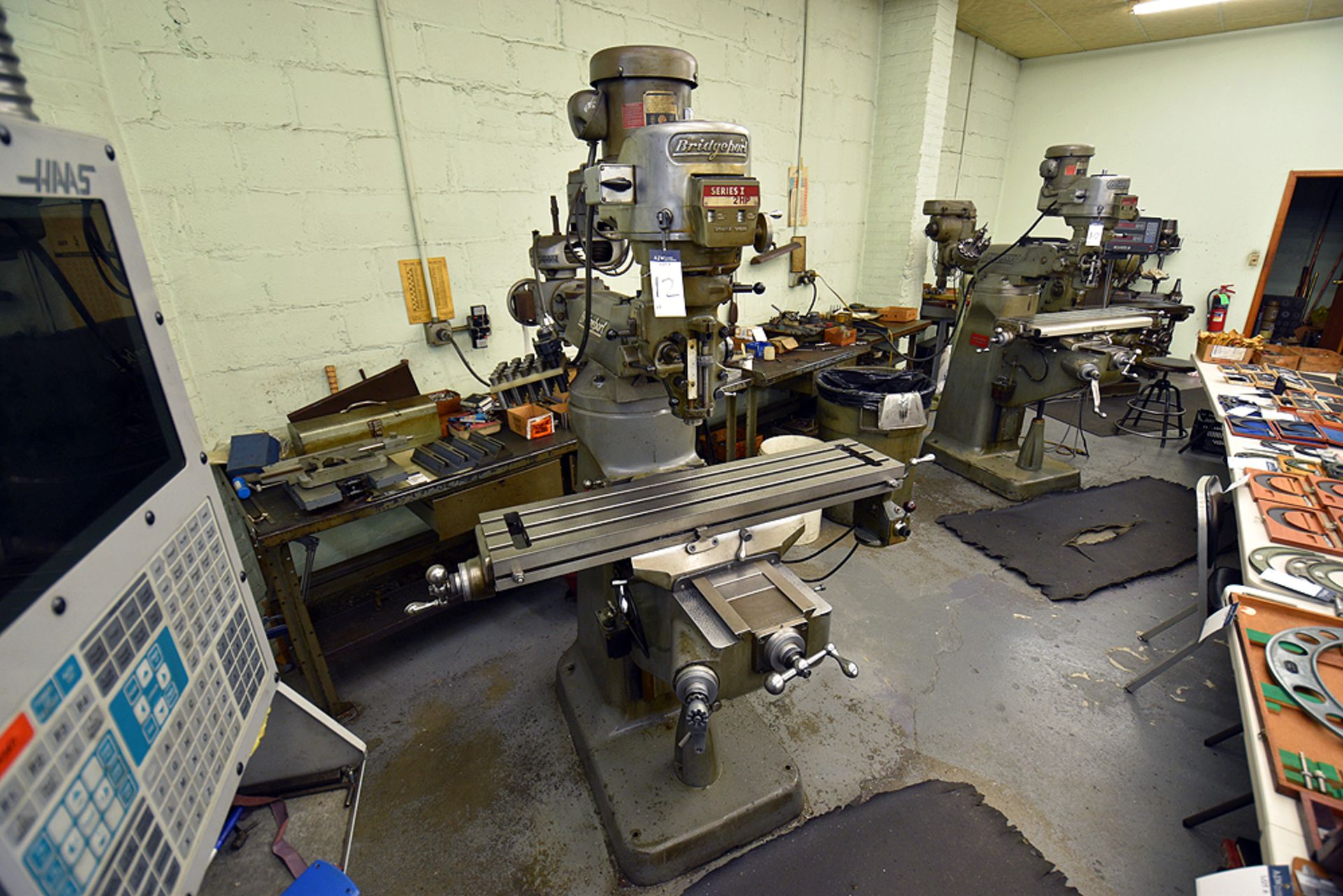 Bridgeport Serial Number: 12BR211773 Series 1, 2hp, Vertical Milling Machine w/42" Table w/ Servo