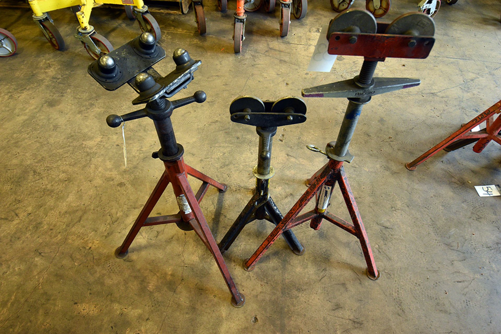 PIPE ROLLER STANDS