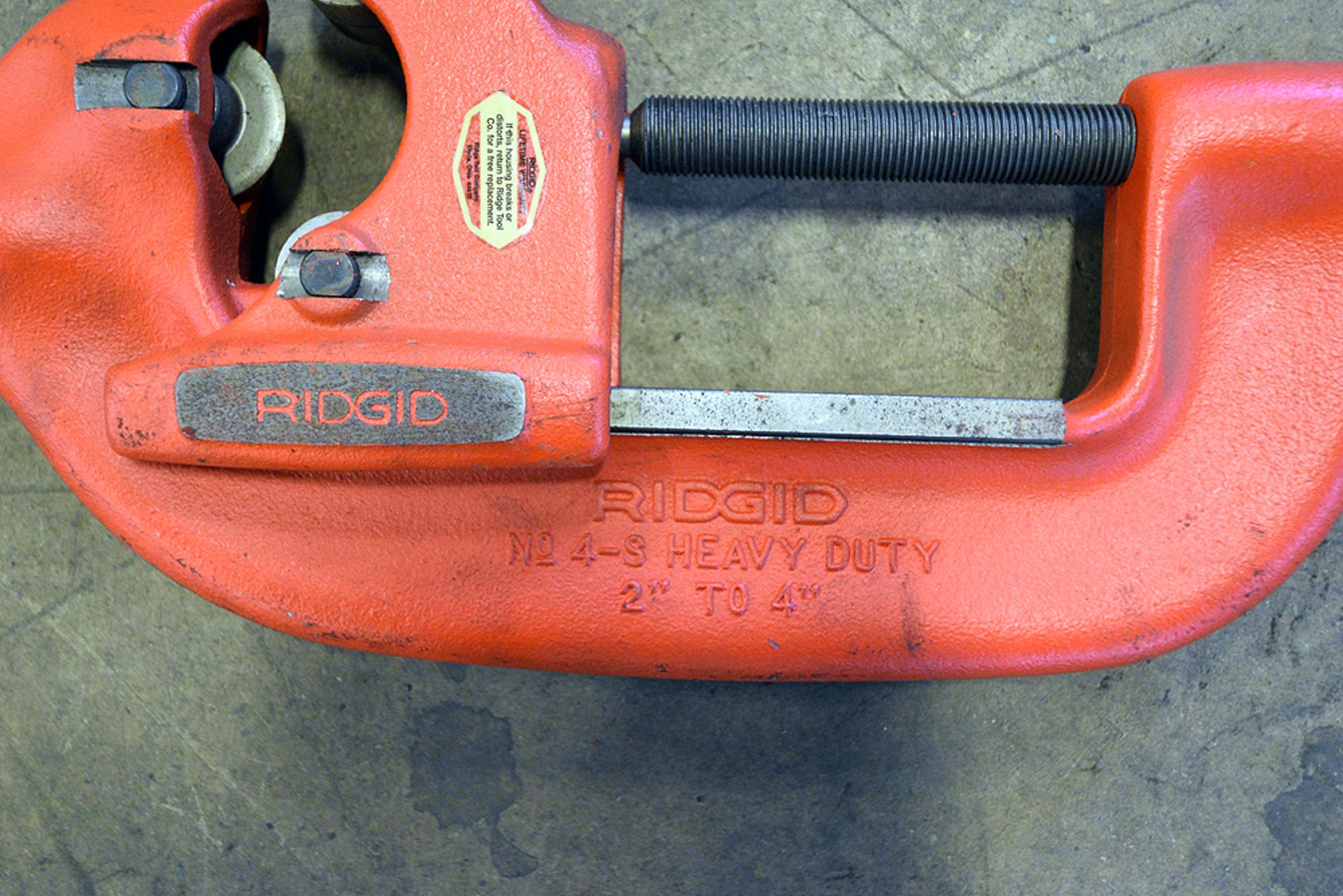 RIGID 4" PIPE CUTTER - Image 2 of 5