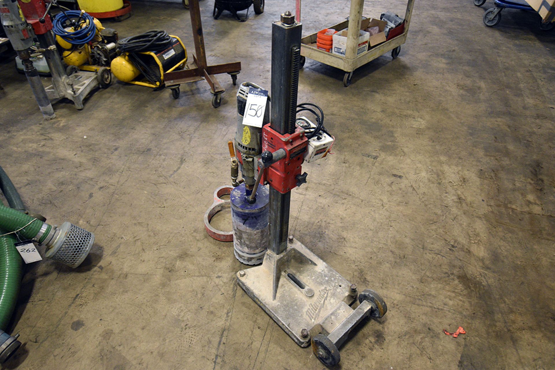 MILWAUKEE DYMODRILL CORE DRILL RIG - Image 2 of 5