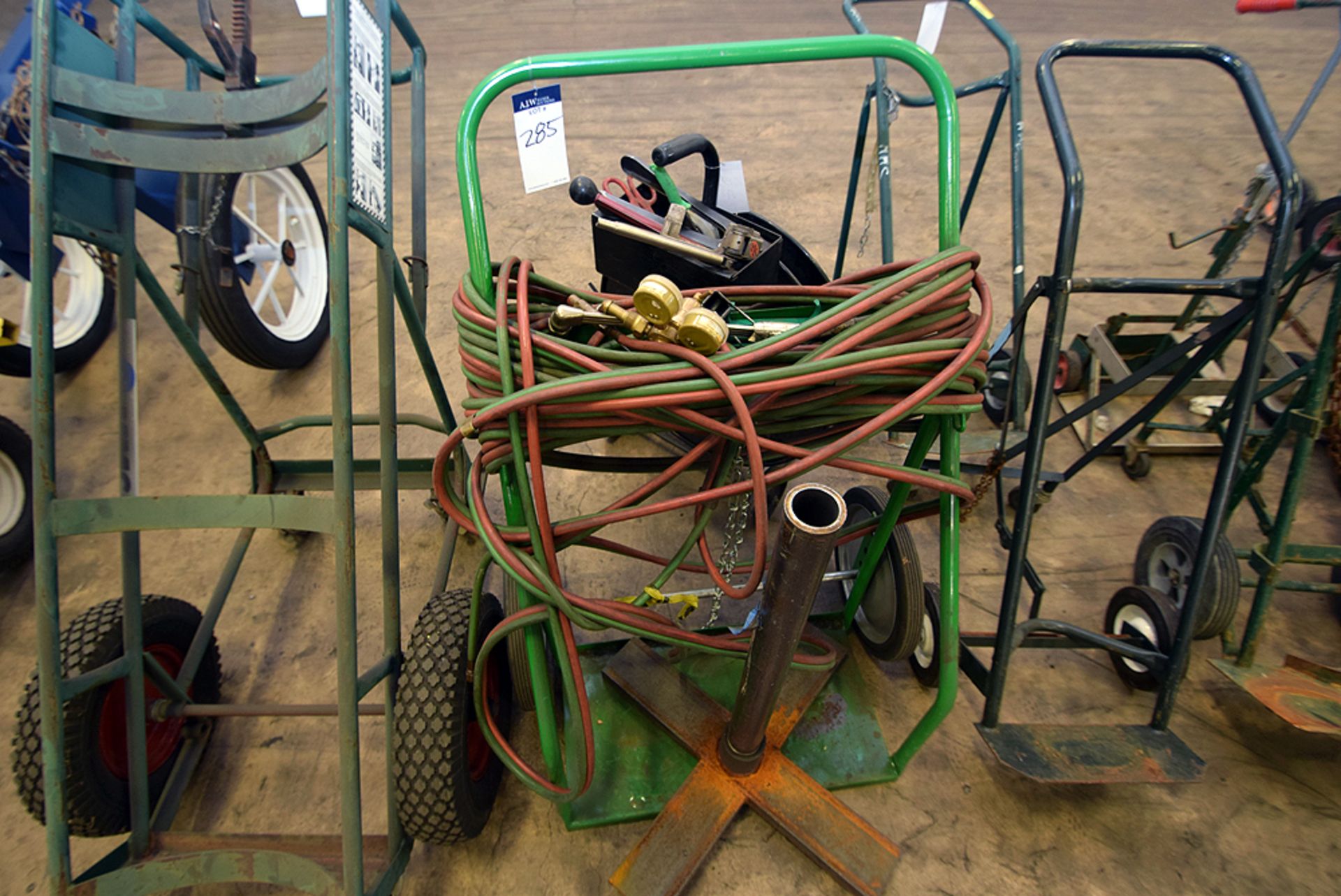 Acetylene Hose, Torch and Cart Set