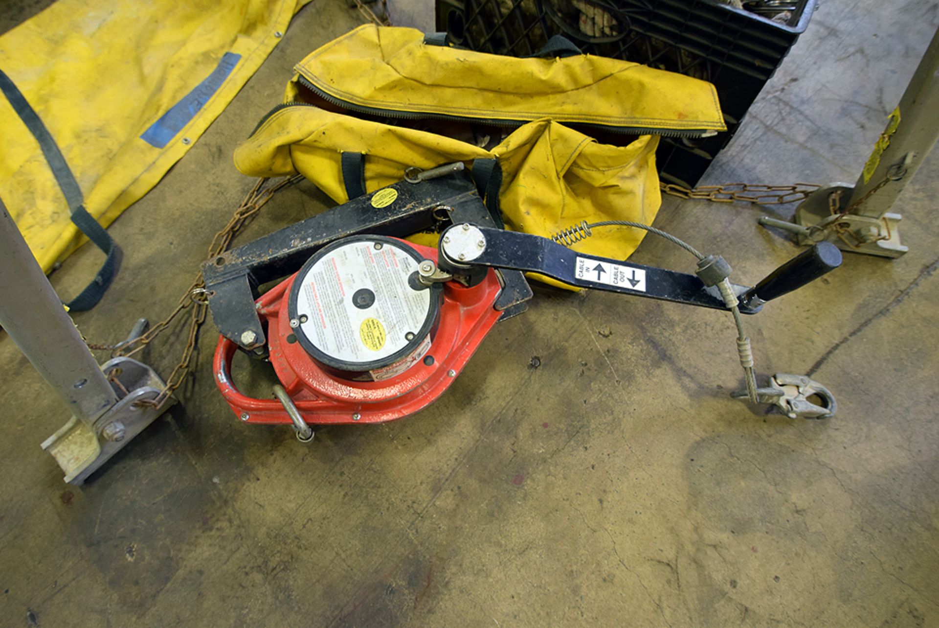 Group of Confined Space Equipment, Miller Confined Space Tripod & Manual Crank Winch w/ 75' Braided - Image 2 of 7