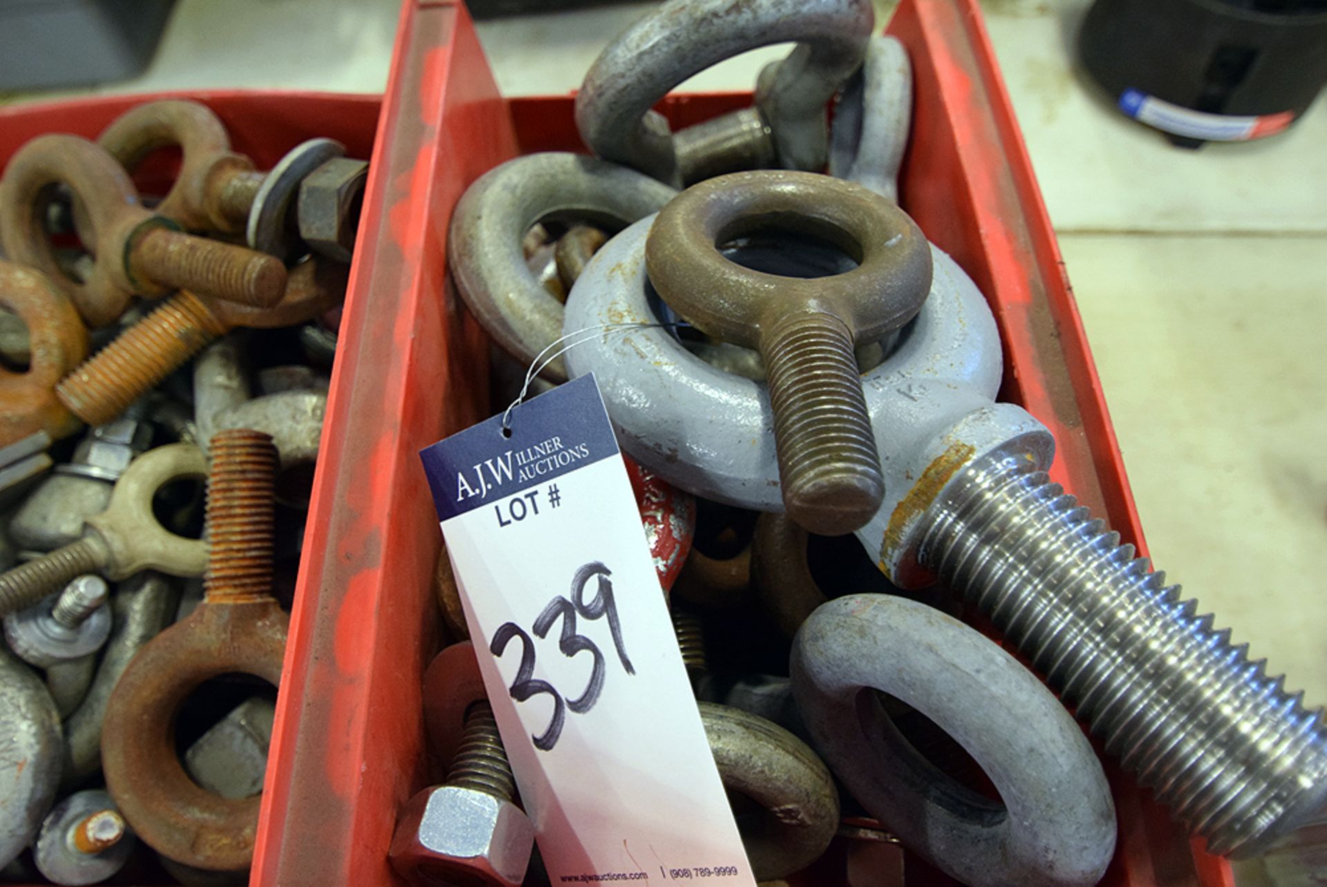 Ass't Group of Different Size Steel Eye Bolts - Image 3 of 3