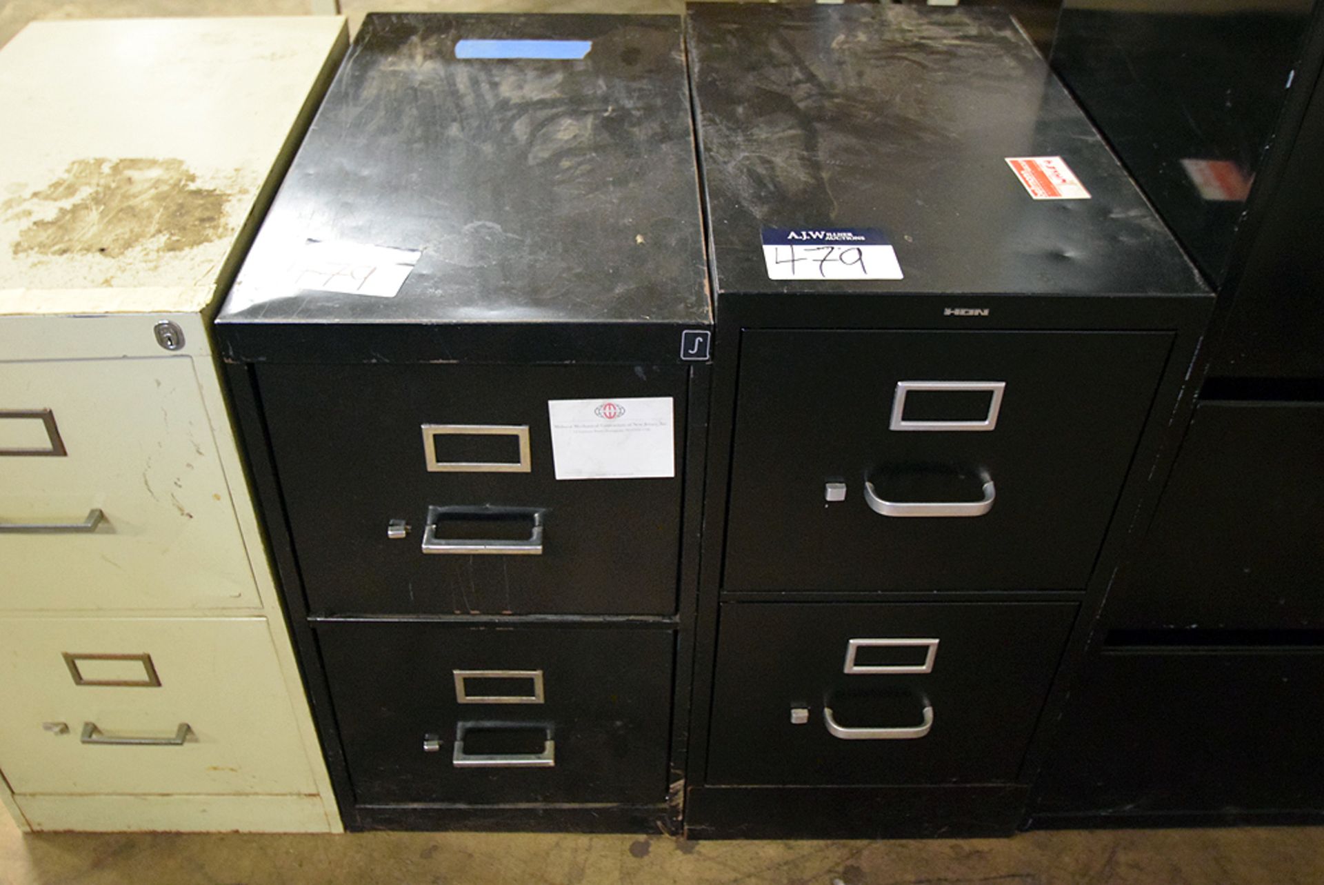 A Group of (3) Ass't 2-Draw File Cabinets - Image 3 of 4