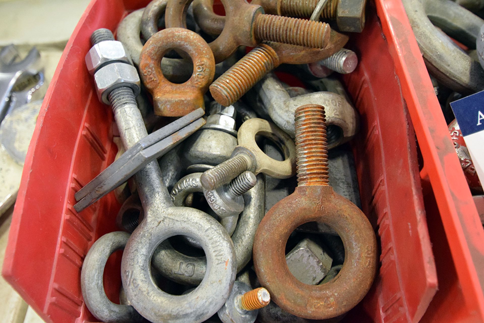 Ass't Group of Different Size Steel Eye Bolts - Image 2 of 3