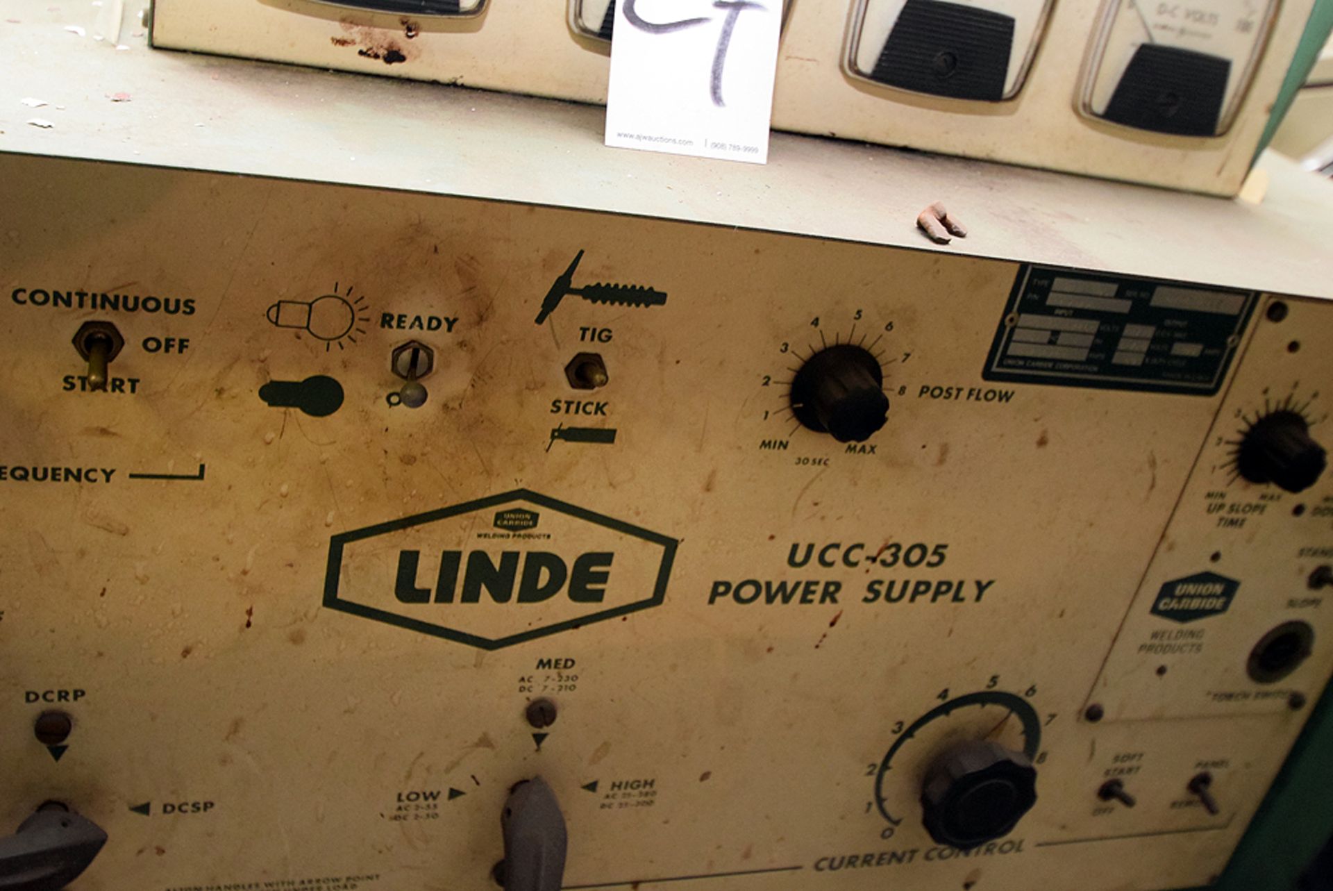 Linde UCC-305 TIG Welder - Image 2 of 2