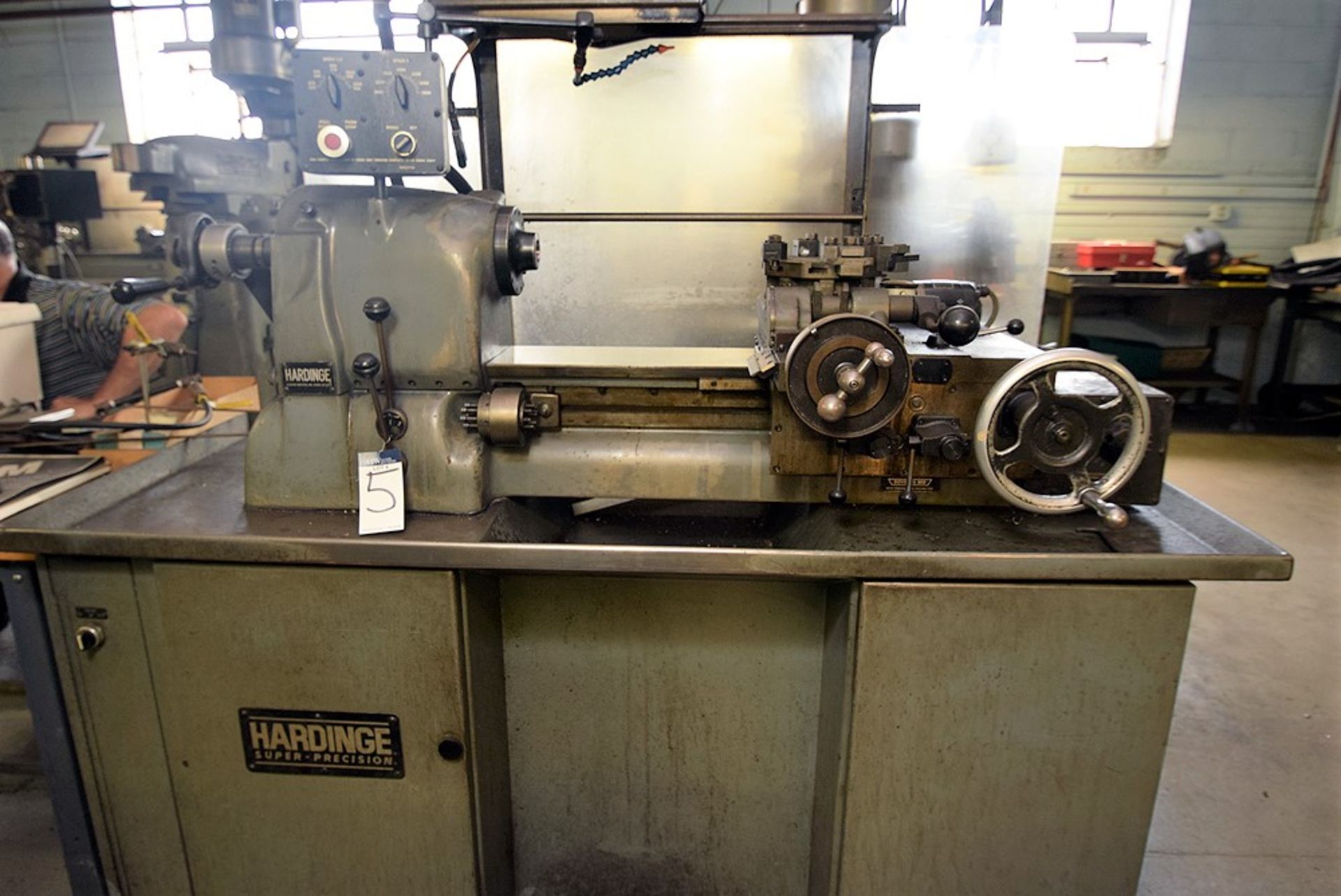 Hardinge Super Precision, HC Chucker Lathe w/ 8-Station Turret