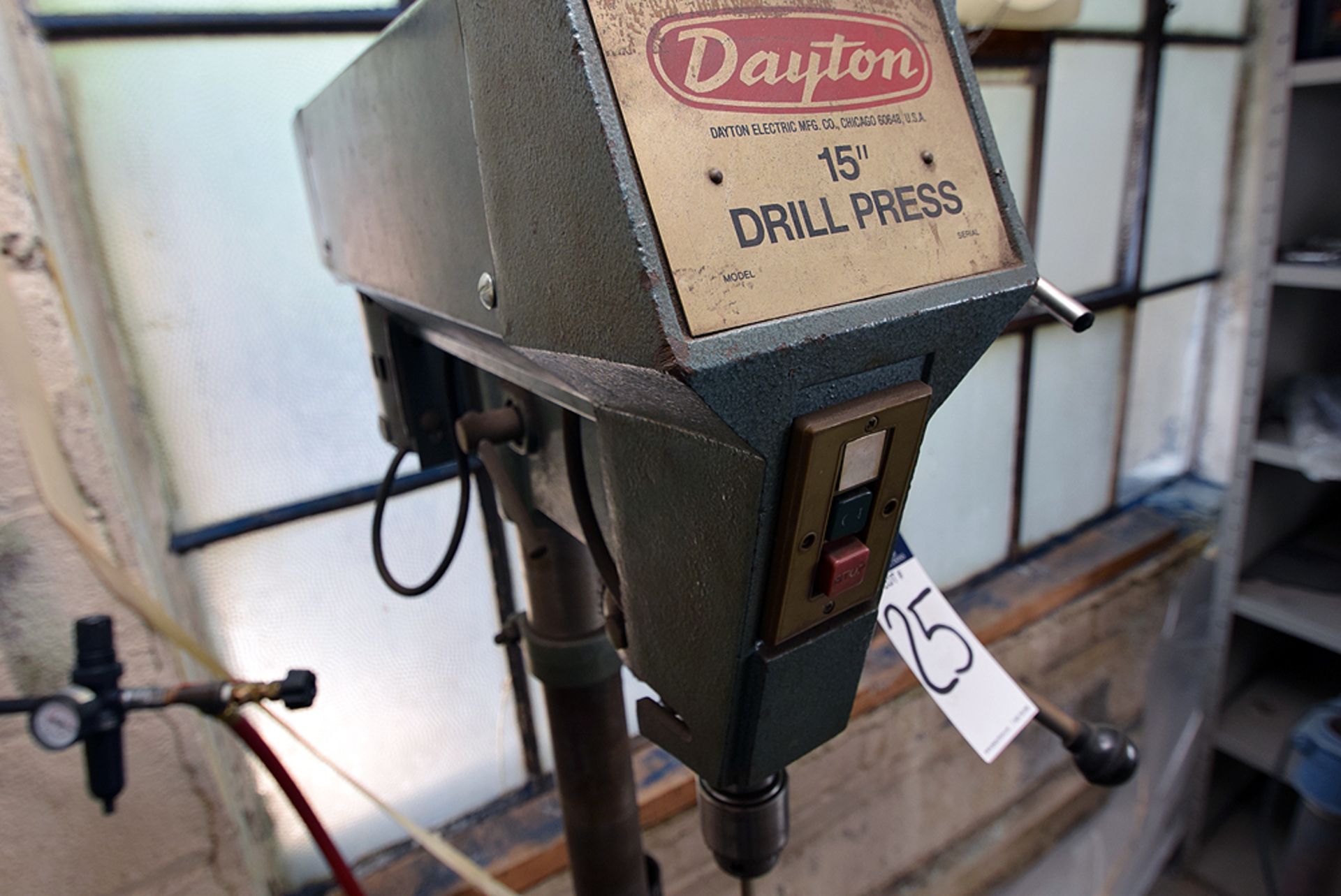 Dayton Single 15" Pedestal Mounted Drill Press, 1/2HP - Image 3 of 3