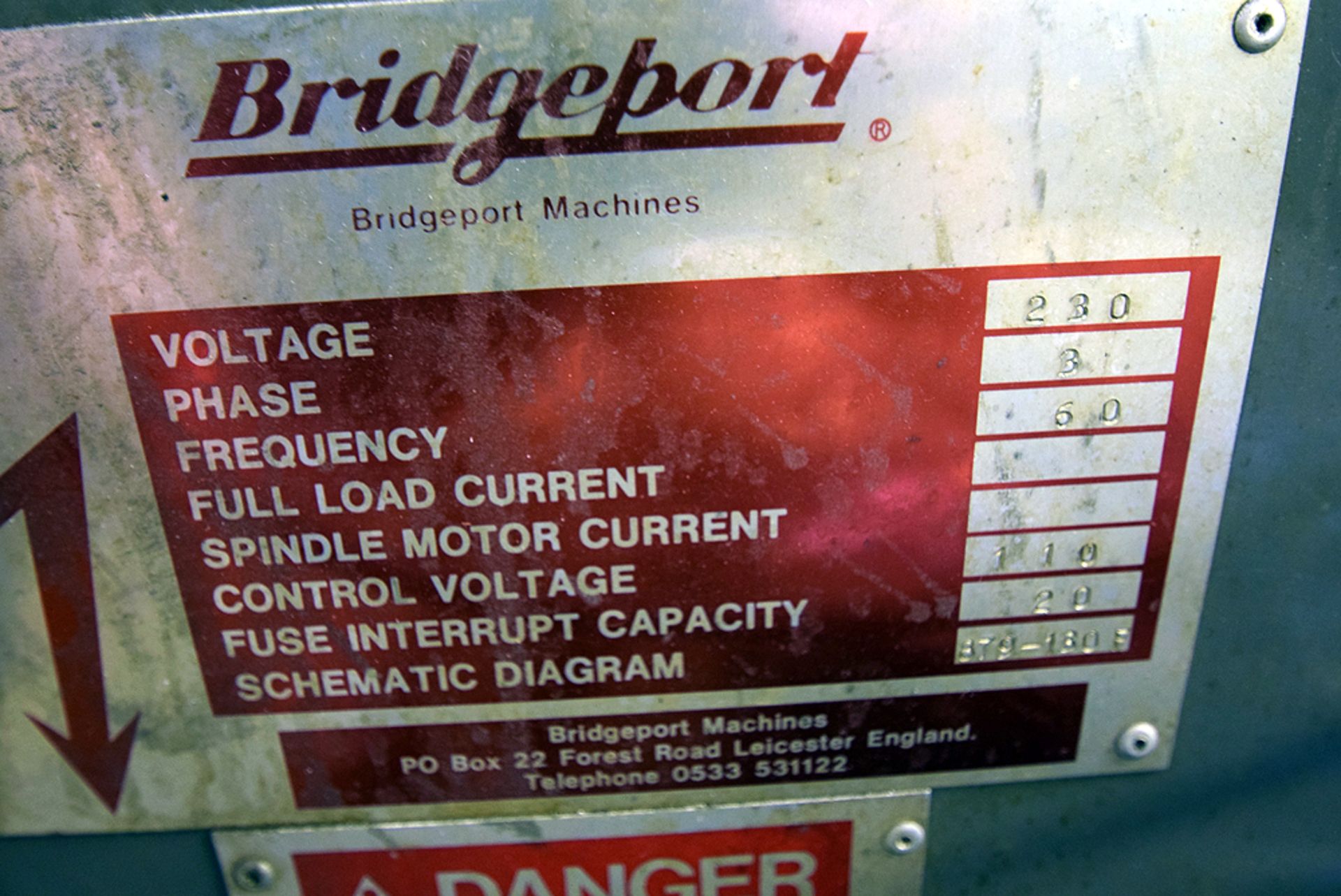 Bridgeport Iteract 1MK2, CNC Milling Machine w/ Heidenhain TNC151 DRO & Erickson 400 Speed Indexer - Image 6 of 6