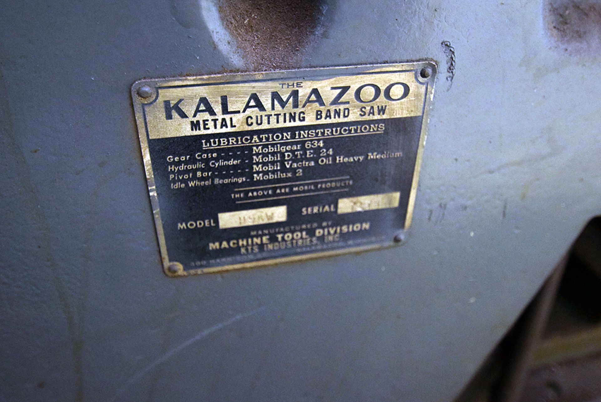 Kalamazoo H9AW Horizontal Bandsaw - Image 4 of 4