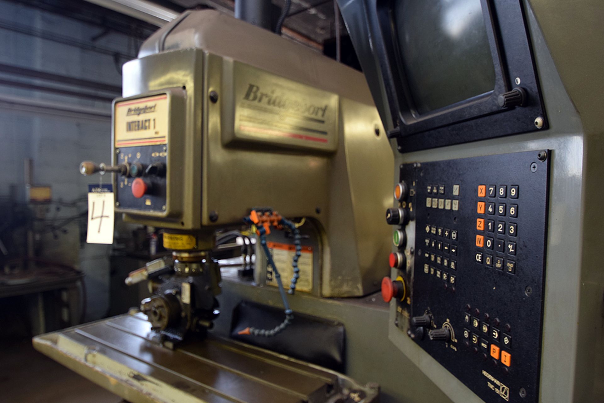 Bridgeport Iteract 1MK2, CNC Milling Machine w/ Heidenhain TNC151 DRO & Erickson 400 Speed Indexer - Image 5 of 6