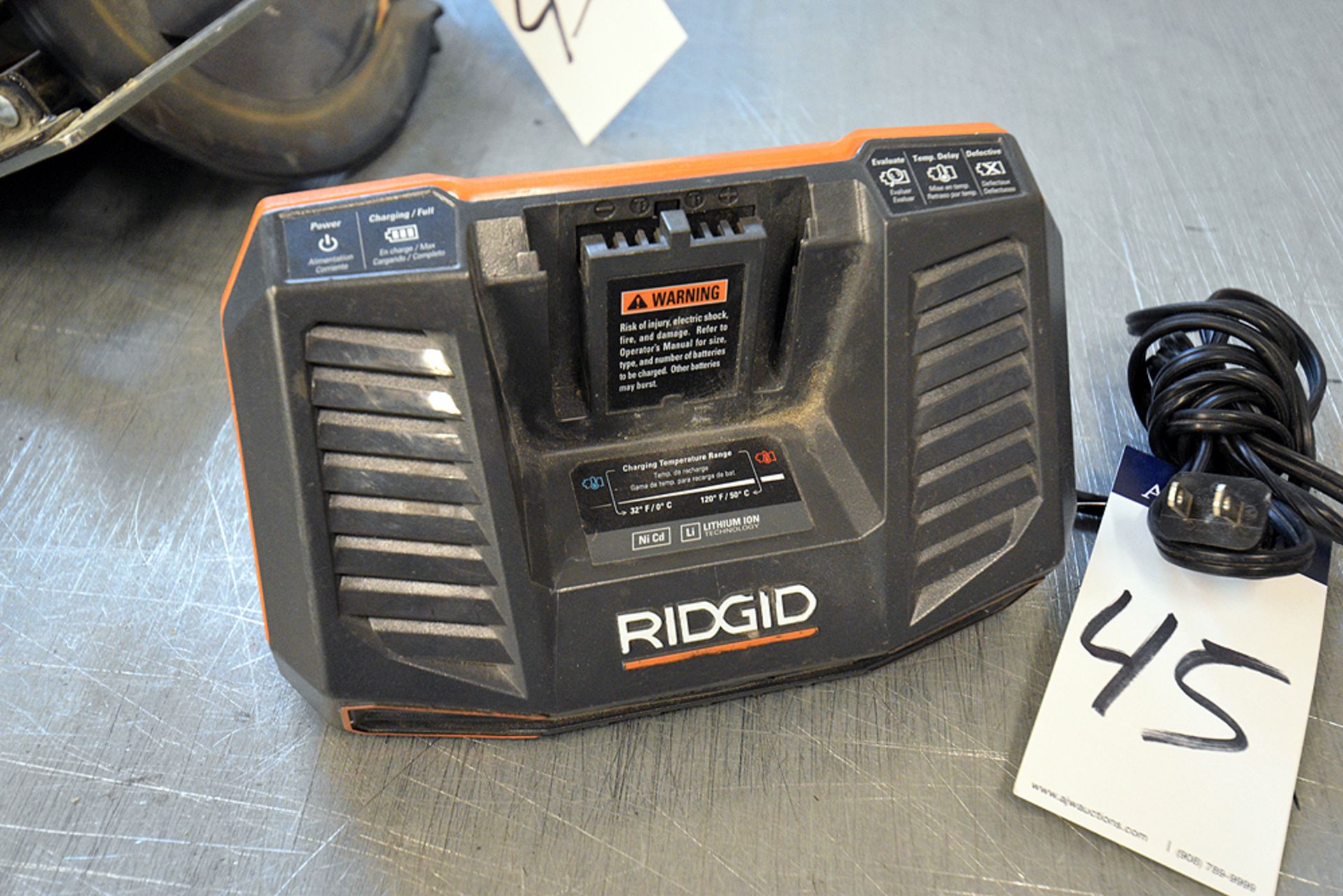 Ridgid Circular Saw & Battery - Image 4 of 4