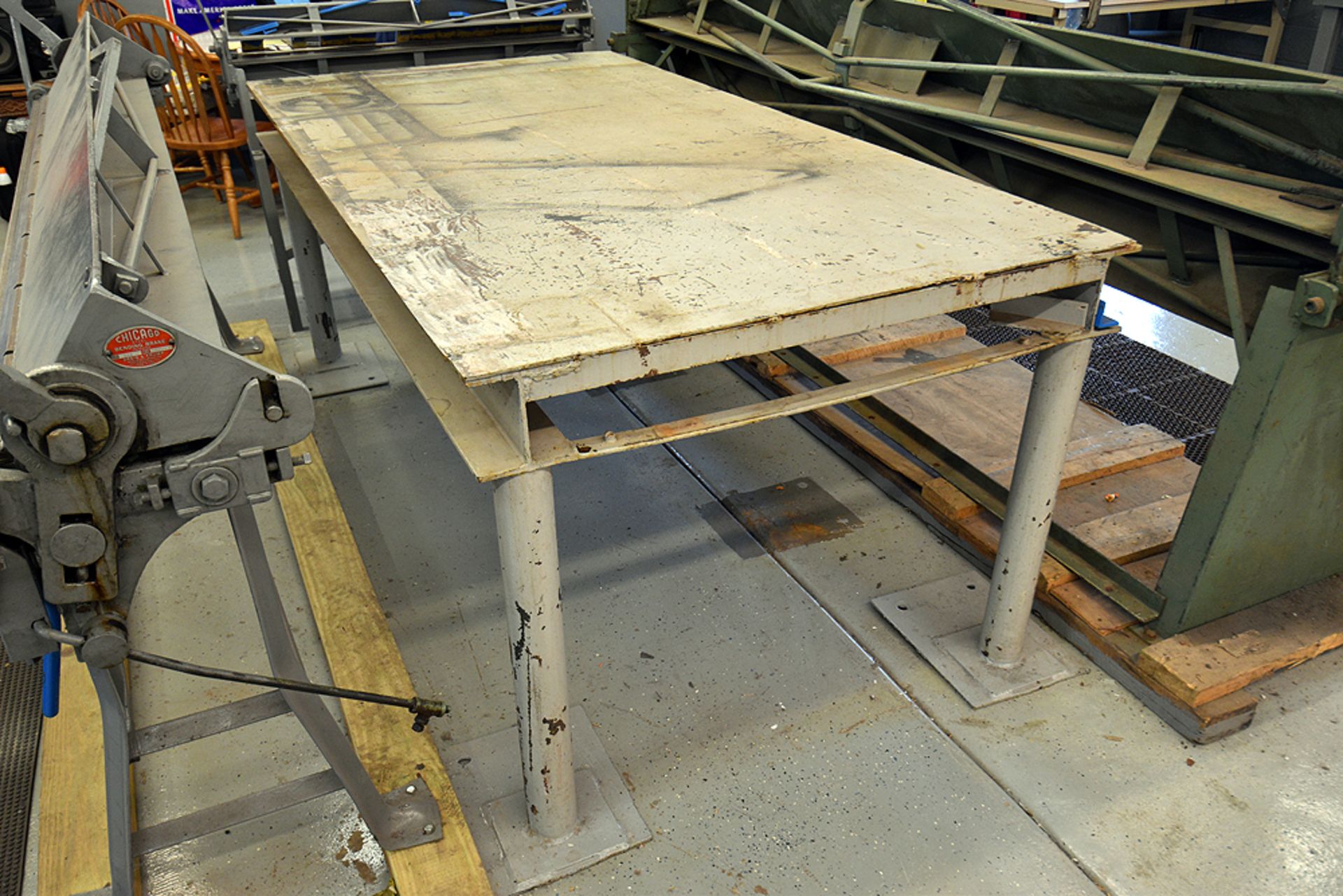 Steel Work Table