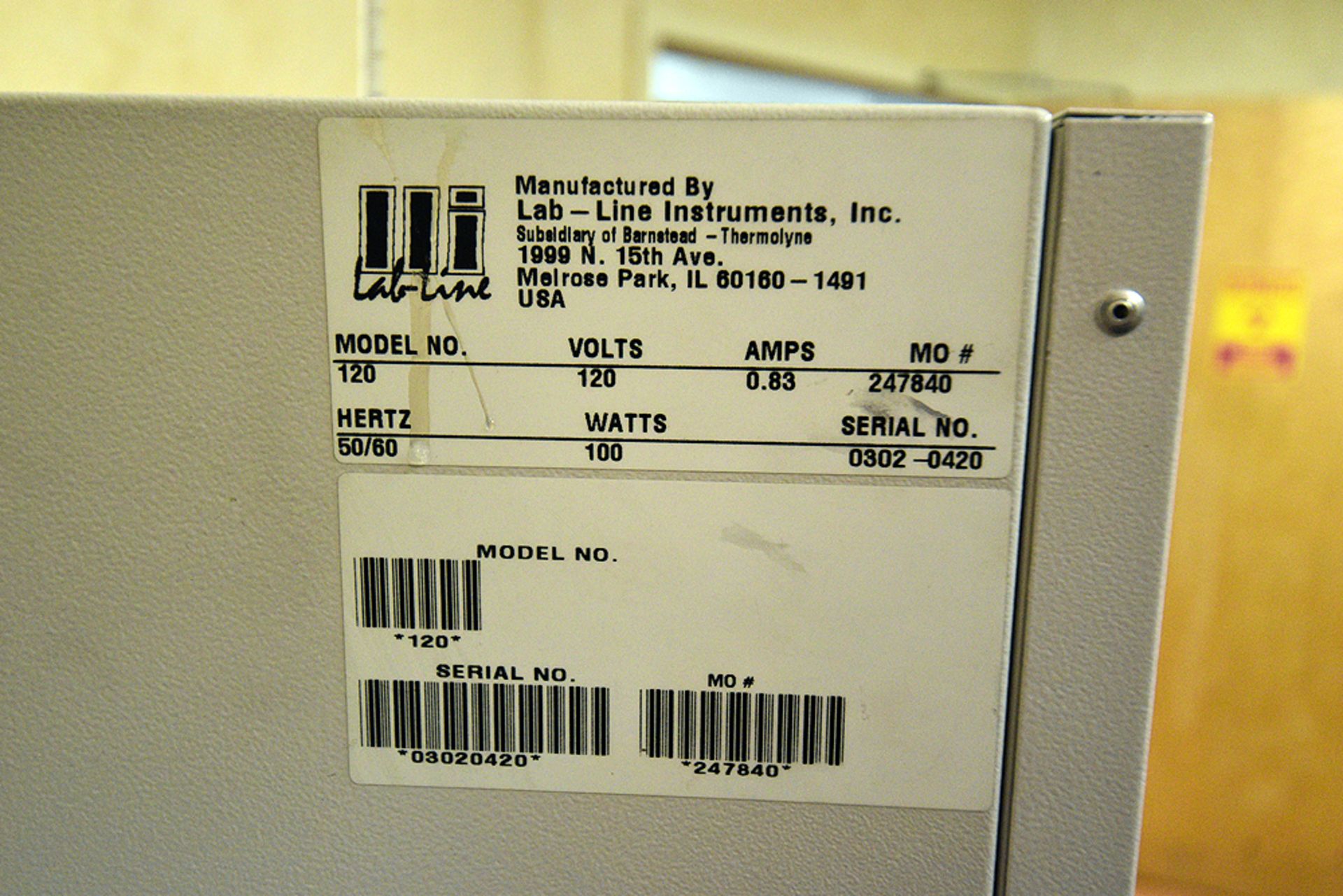 Lab-Line Incubator - Image 4 of 4