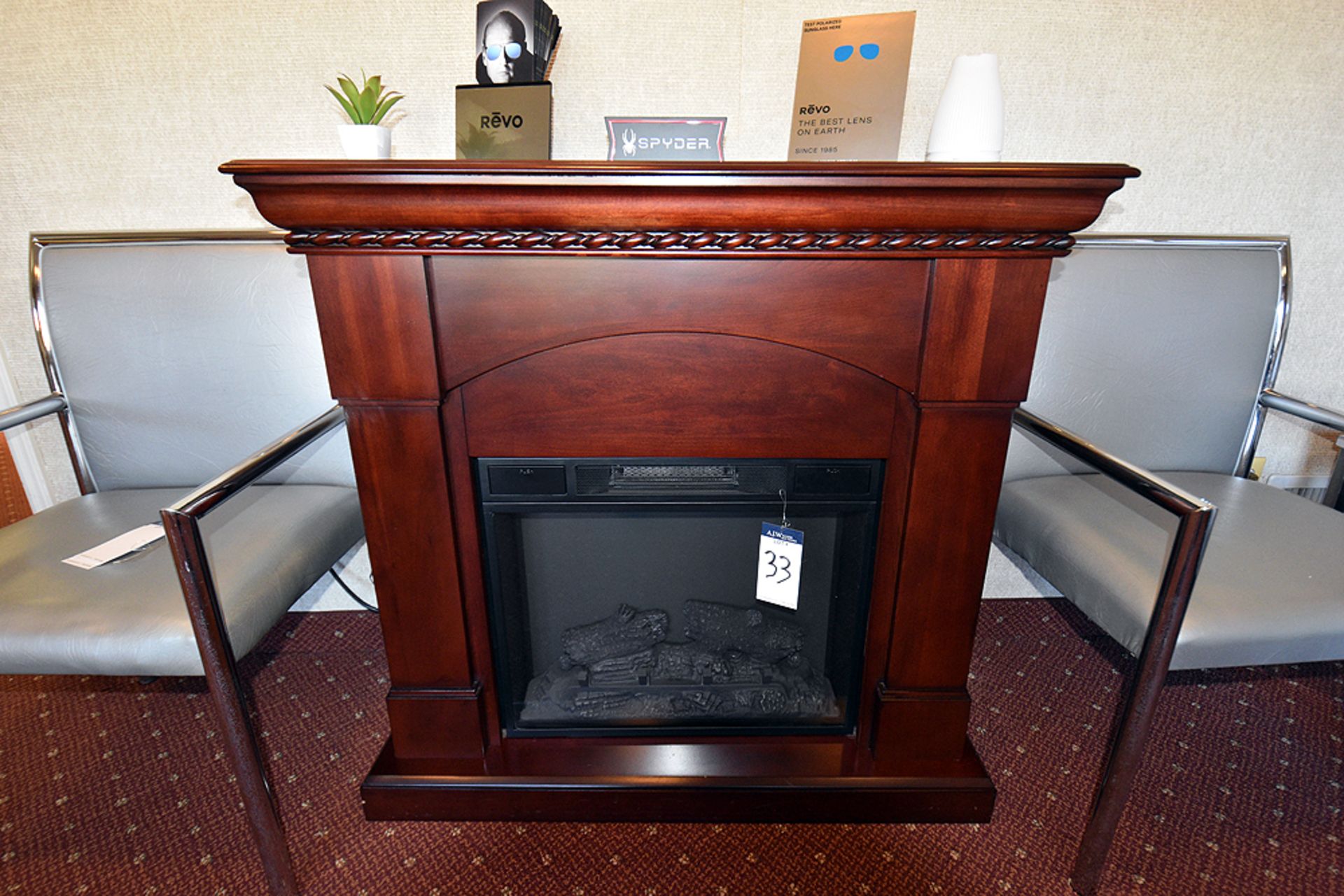 Twin Star Electric Fireplace - Image 2 of 5