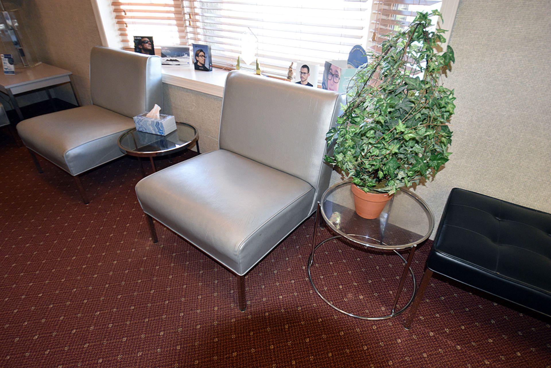 {Lot} A Group of Ass't Furniture Throughout Reception Area - Image 8 of 9