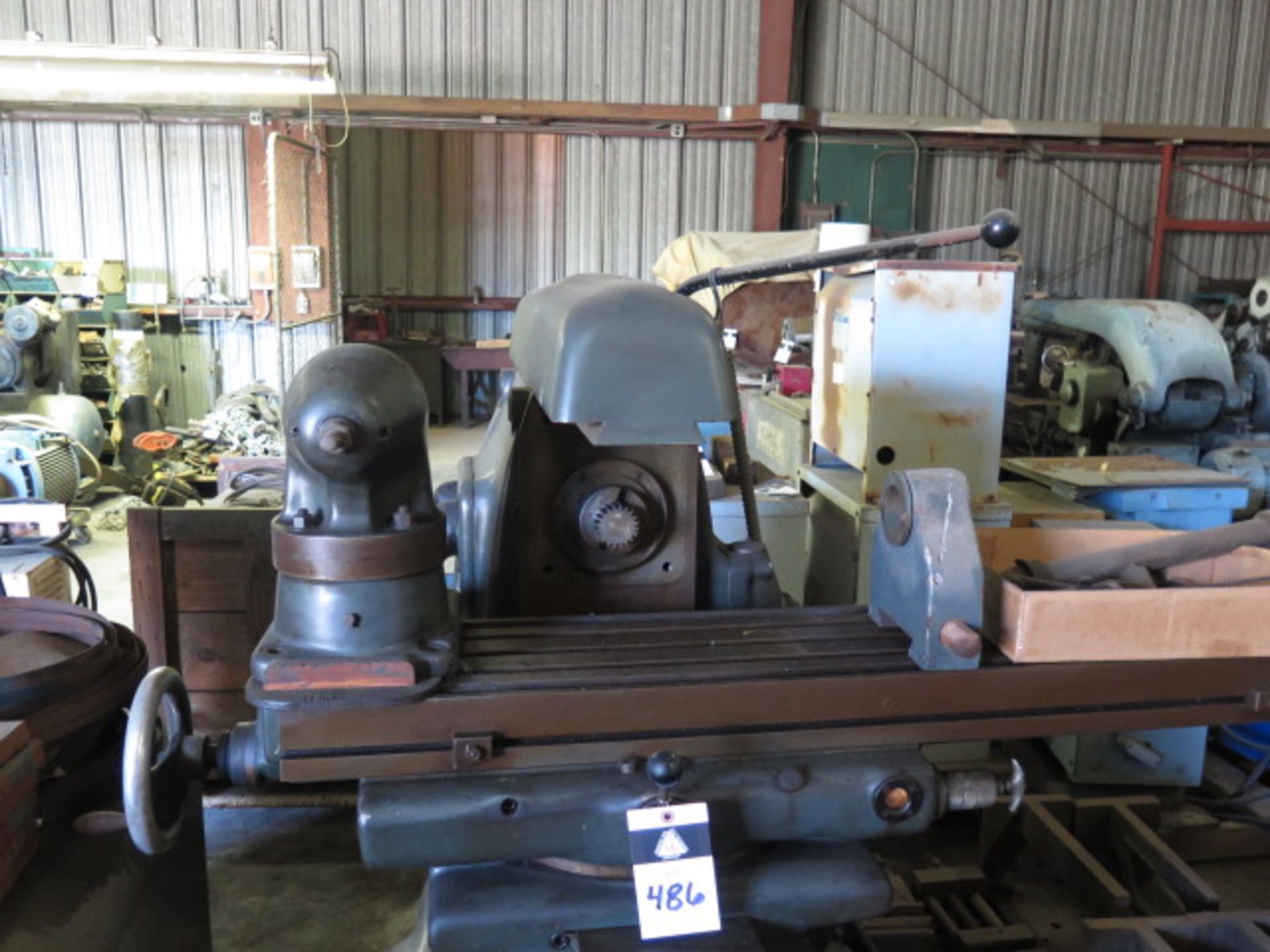 Induma type UR2 Universal Mill s/n 522198 w/ 28-1100 RPM, 40-Taper Horizontal Spindle, SOLD AS IS - Image 2 of 8