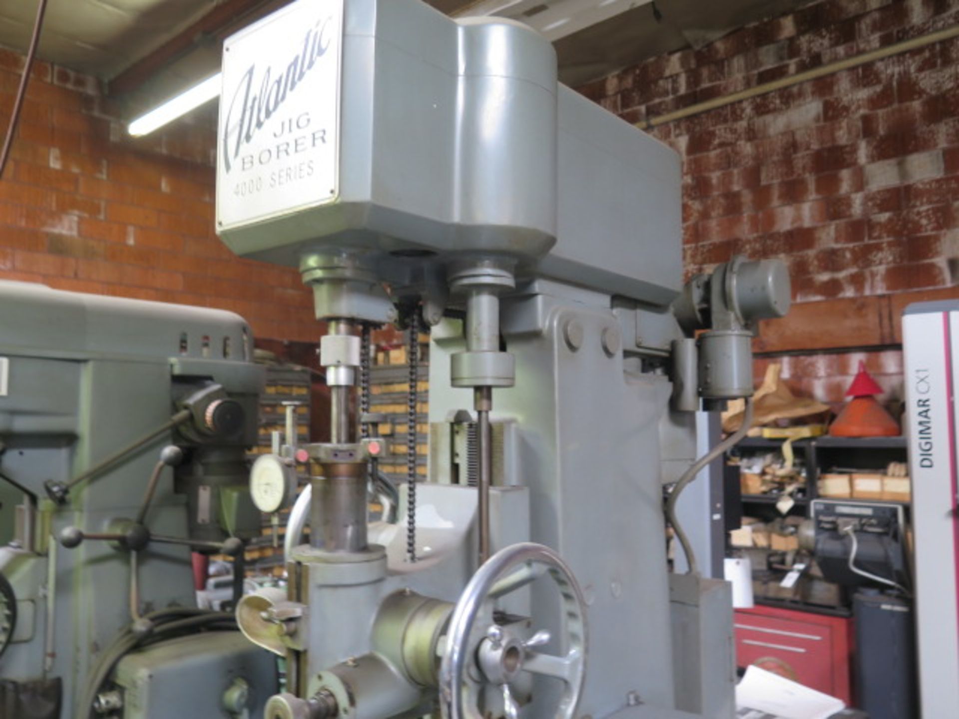 Atlantic 4000 Series Jig Boring s/n 4000-247-64 w/ Moore-Style Taper Spindle, 12” x 18”, SOLD AS IS - Image 3 of 8