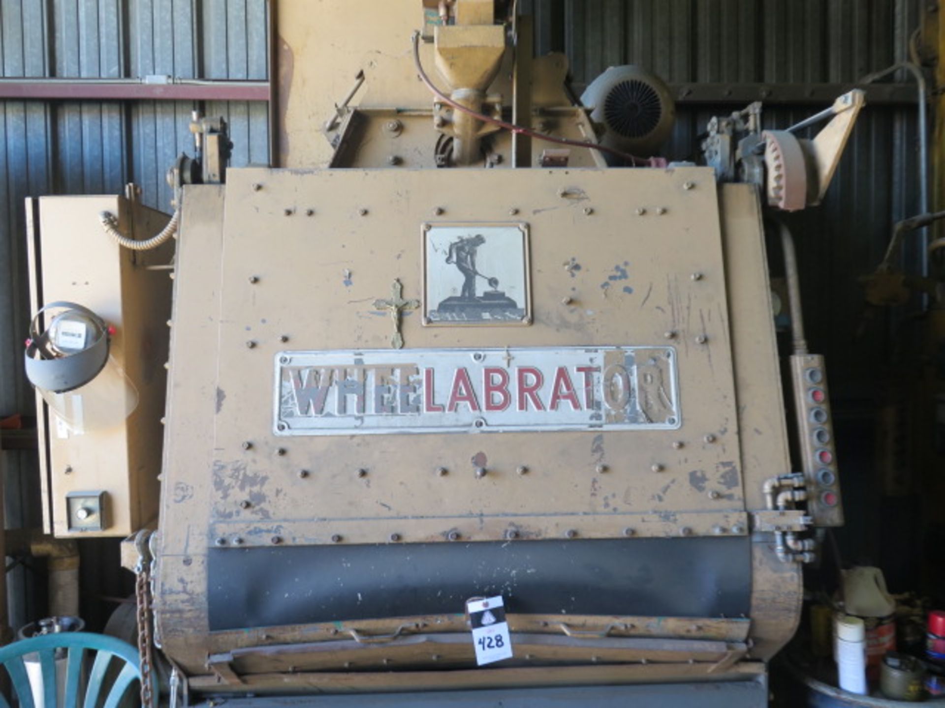 American Wheelabrator “Tumblast” Tumble Blasting Machine s/n A116586 w/ Recovery, SOLD AS IS - Image 3 of 11