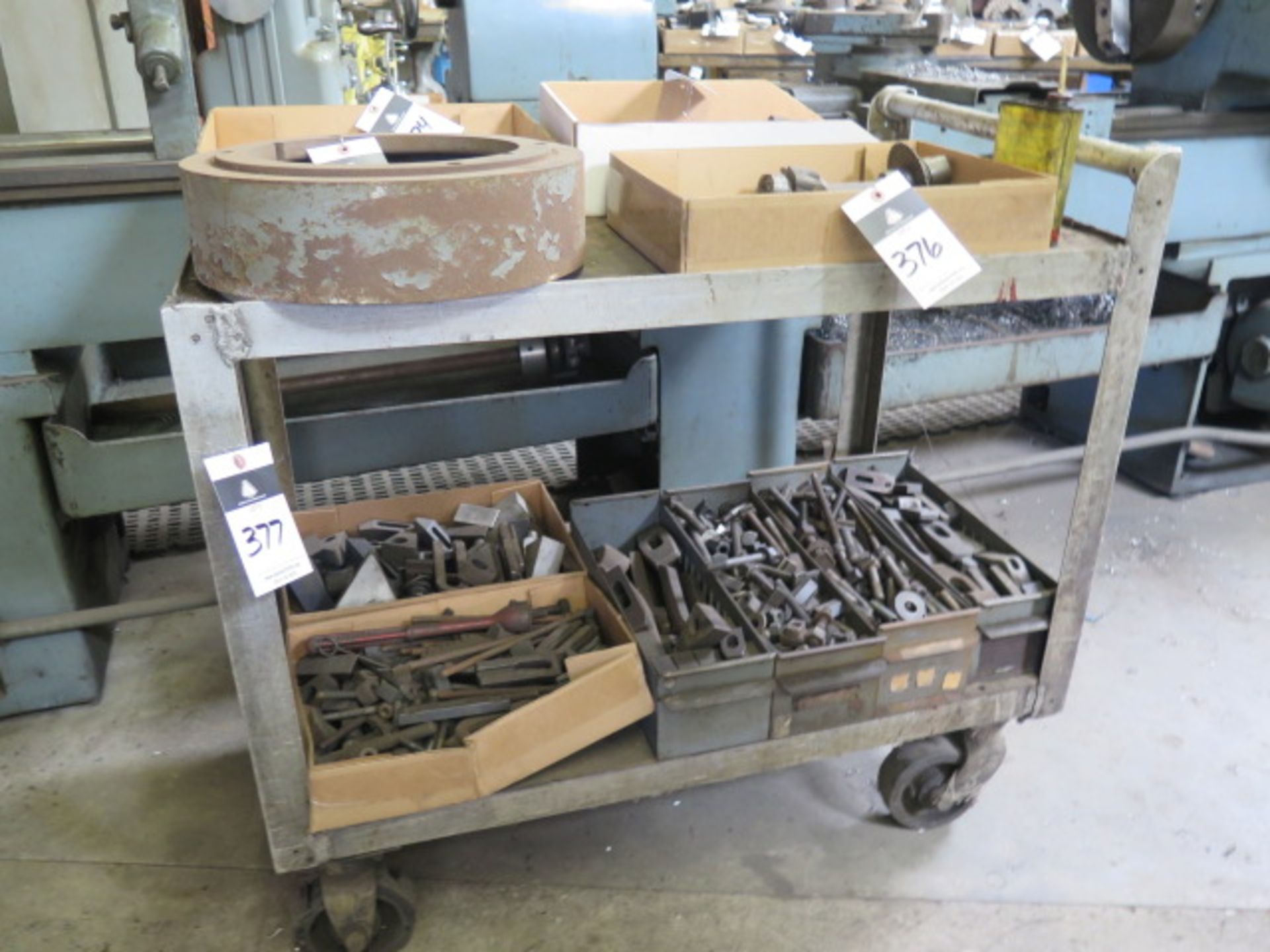 Mill Clamps And Cart (SOLD AS-IS - NO WARRANTY)