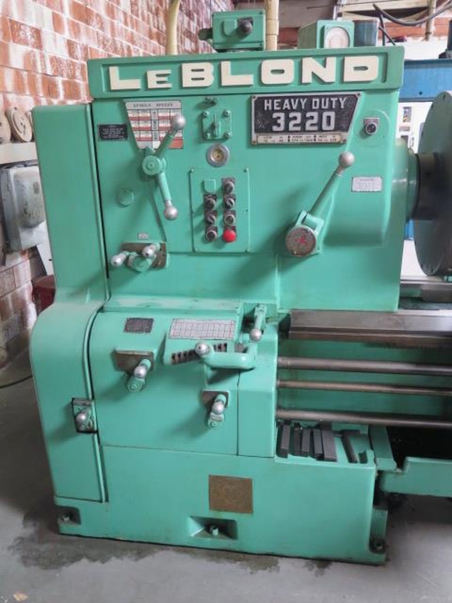 LeBlond “Heavy Duty 3220” 32” x 48” Geared Head Lathe w/ 10-1300 RPM, Taper Attachment, SOLD AS IS - Image 3 of 15