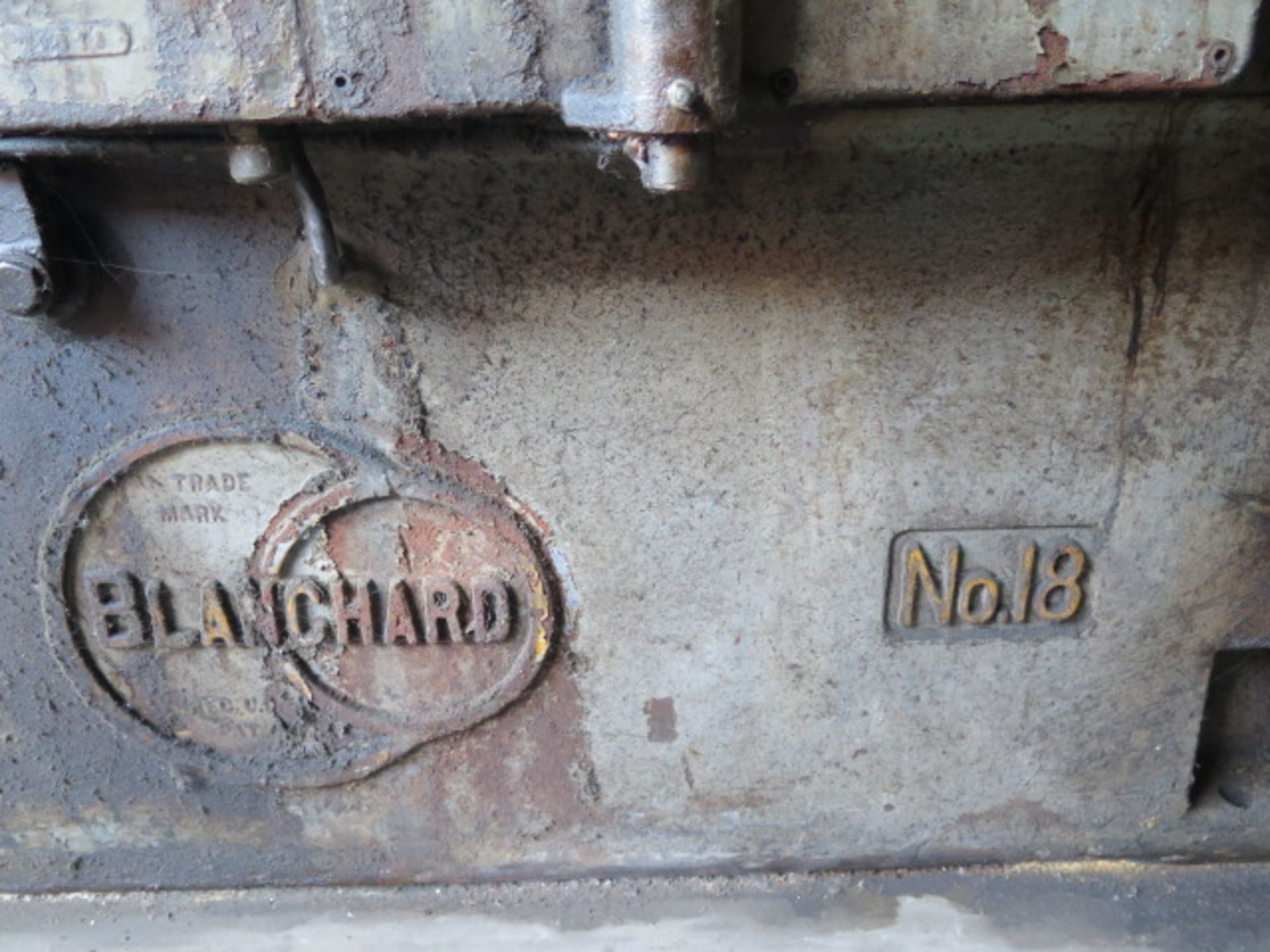 Blanchard No. 18 Rotary Surface Grinder s/n 7907 w/ 30” Magnetic Chuck, 18” Grinding Head,SOLD AS IS - Image 8 of 9