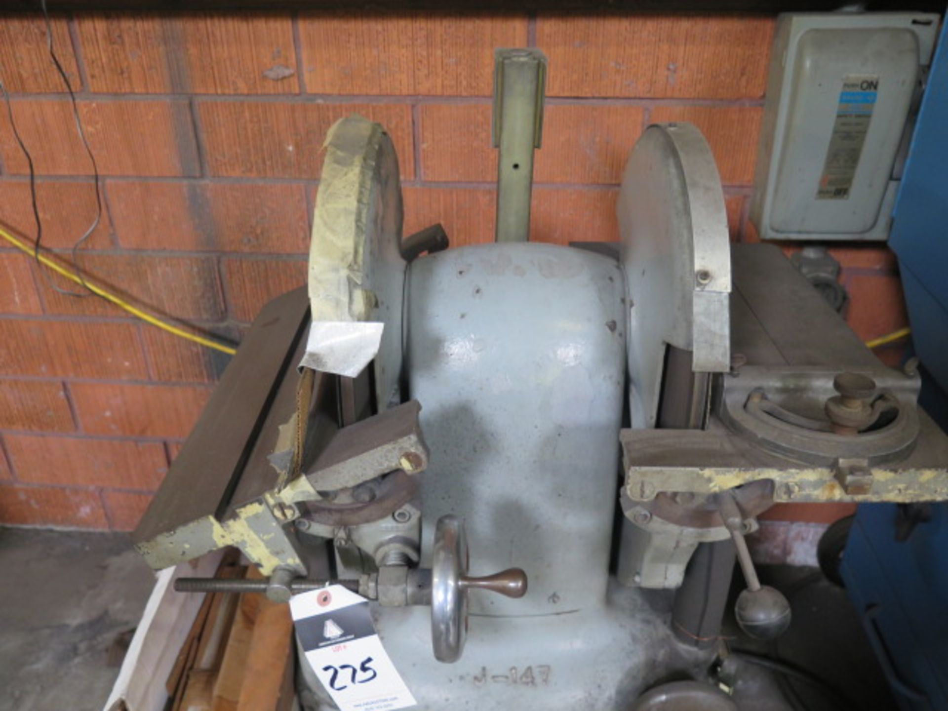 Yates American Dual 16” Pedestal Disc Sander (SOLD AS-IS - NO WARRANTY) - Image 7 of 7