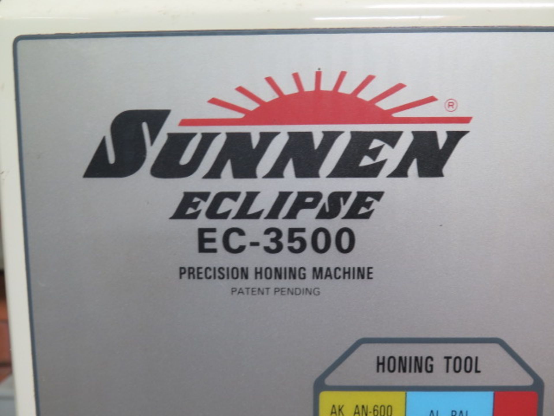 Sunnen Eclipse EC-3500-D Precision Honing Machine s/n 1X1-1933 w/ Power Stroke, Auto, SOLD AS IS - Image 10 of 11