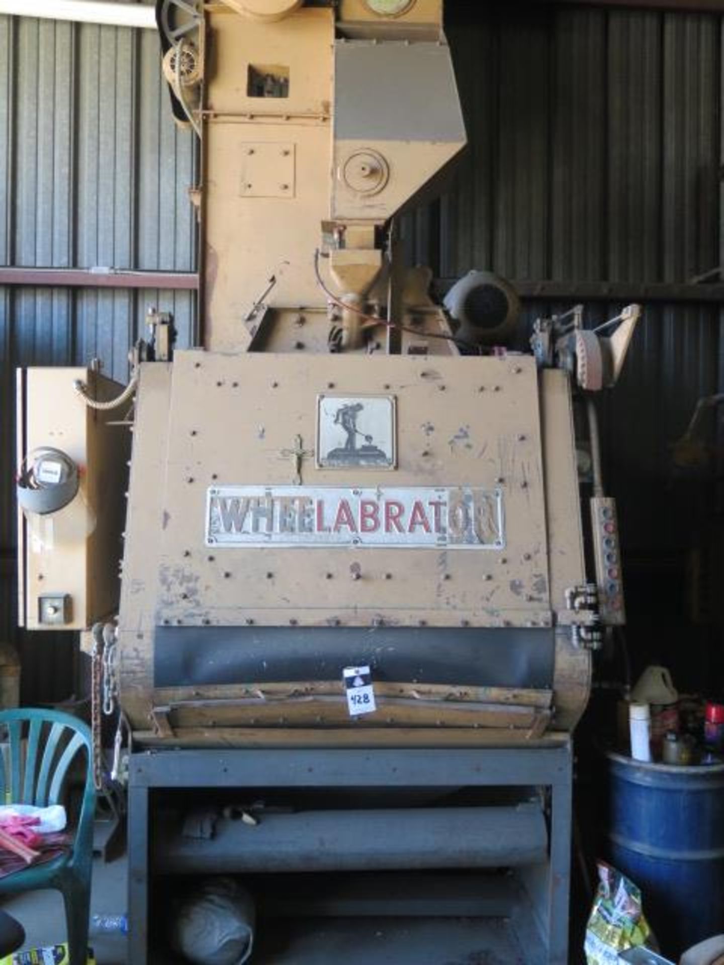 American Wheelabrator “Tumblast” Tumble Blasting Machine s/n A116586 w/ Recovery, SOLD AS IS