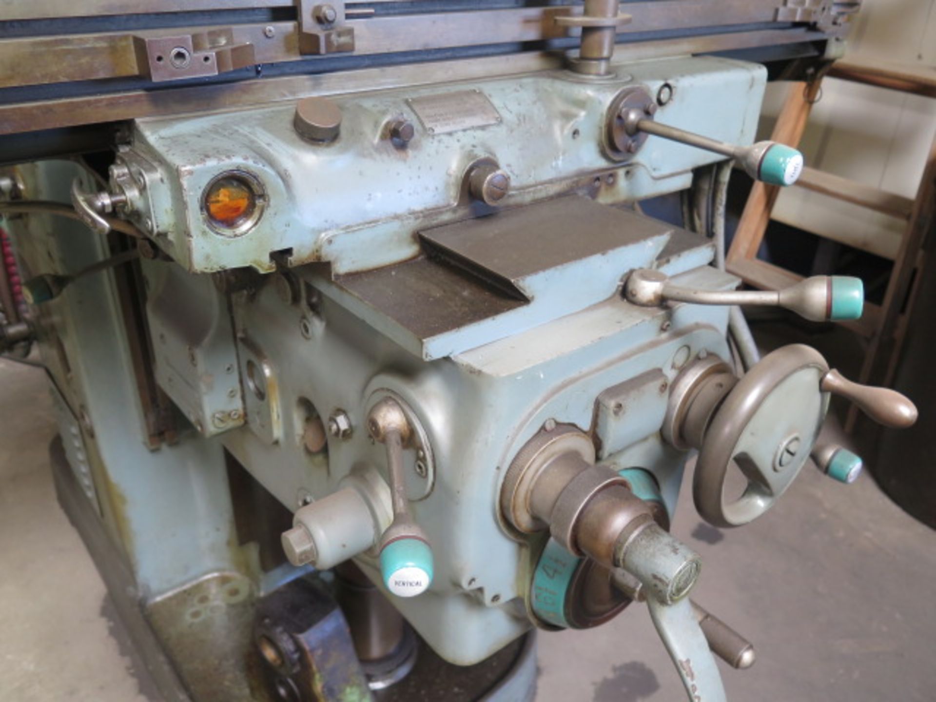 Cincinnati Horizontal Mill s/n 2J2P5H-44 w/ 25-1500 RPM, 50 Taper Spindle, Power Feeds, SOLD AS IS - Image 6 of 9