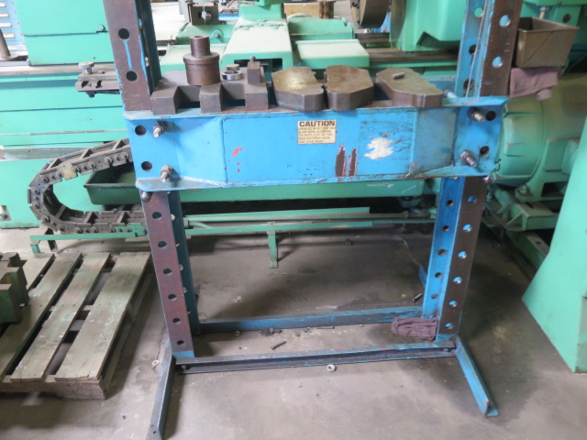 Nugier H50-H 50-Ton Sliding Ram Hydraulic H-Frame Press s/n 256118 (SOLD AS-IS - NO WARRANTY) - Image 3 of 6
