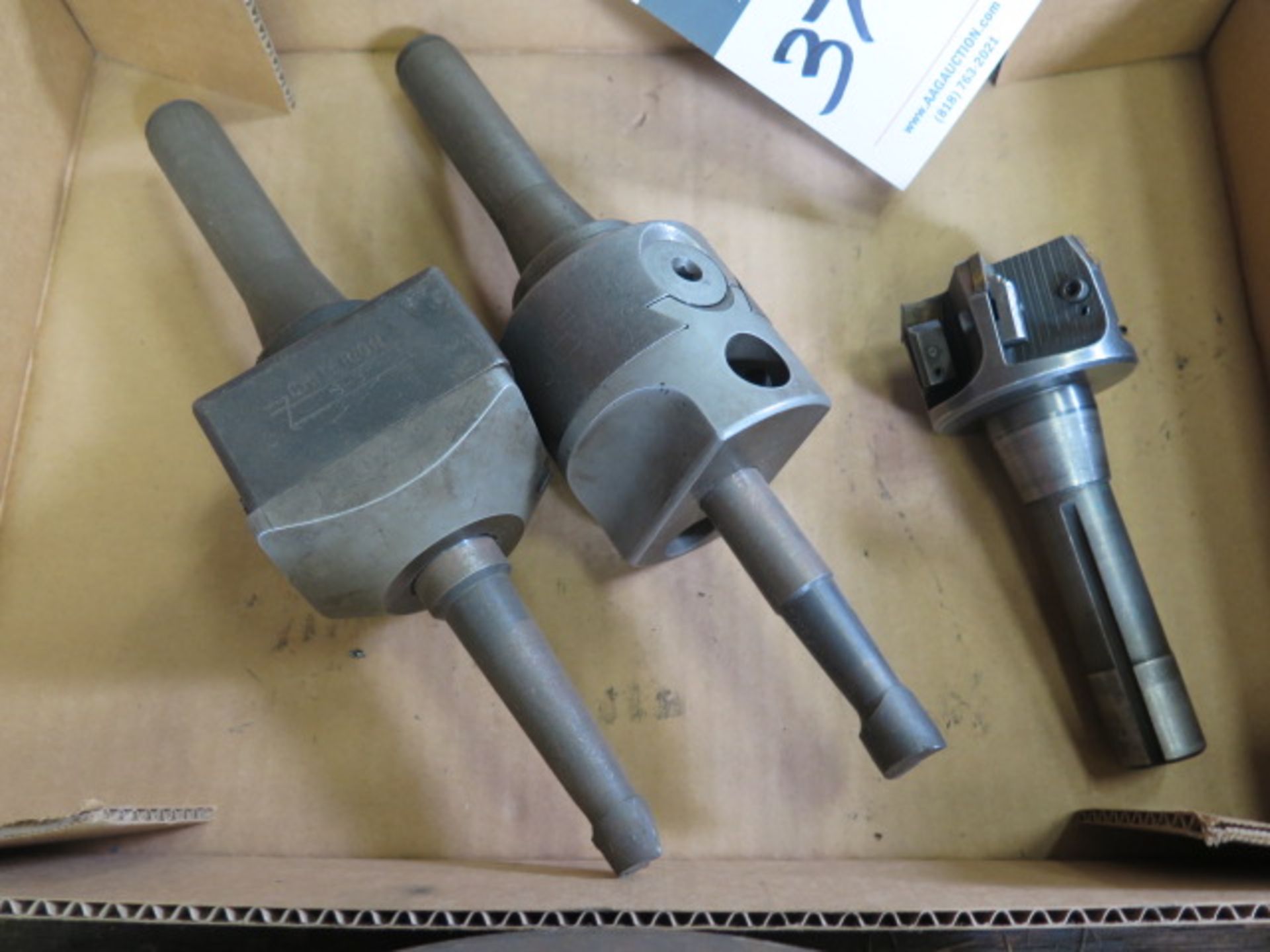 R8 Criterion Boring Heads (2), and Insert Mill (SOLD AS-IS - NO WARRANTY) - Image 2 of 3