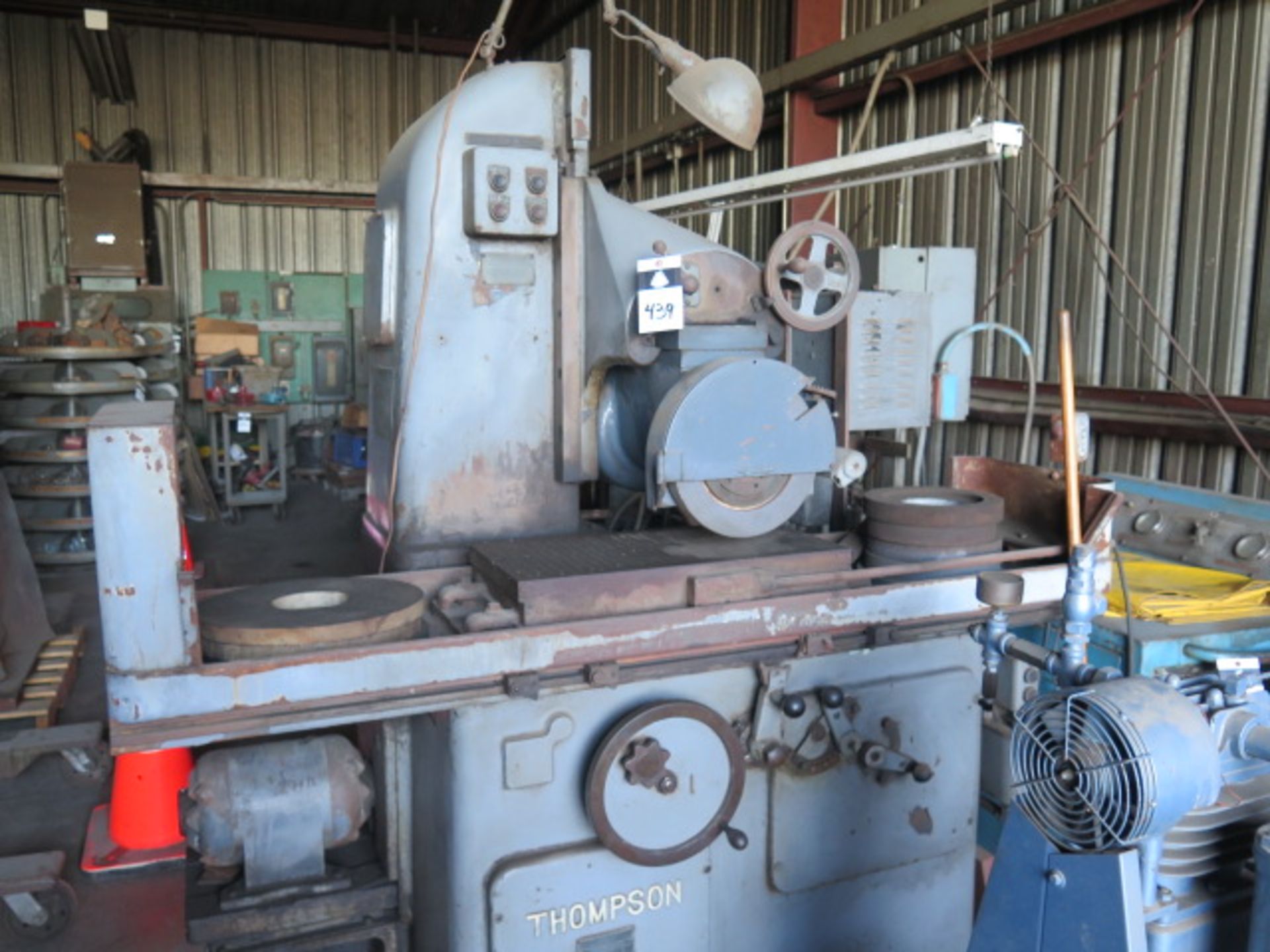 Thompson 12” x 24” Automatic Surface Grinder s/n B21998 w/ Electromag Chuck, Coolant, SOLD AS IS