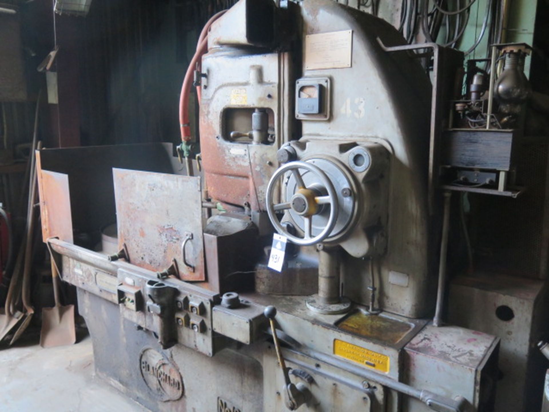 Blanchard No. 18 Rotary Surface Grinder s/n 7907 w/ 30” Magnetic Chuck, 18” Grinding Head,SOLD AS IS - Image 2 of 9