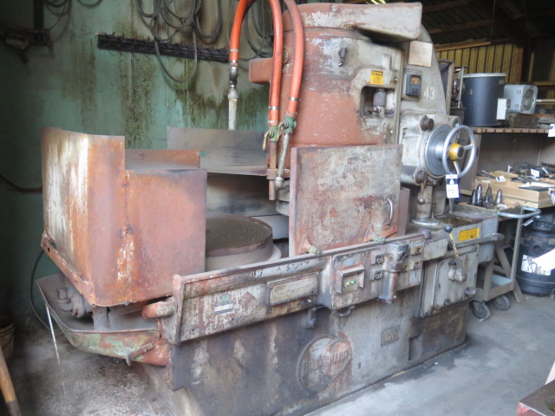 Blanchard No. 18 Rotary Surface Grinder s/n 7907 w/ 30” Magnetic Chuck, 18” Grinding Head,SOLD AS IS - Image 3 of 9