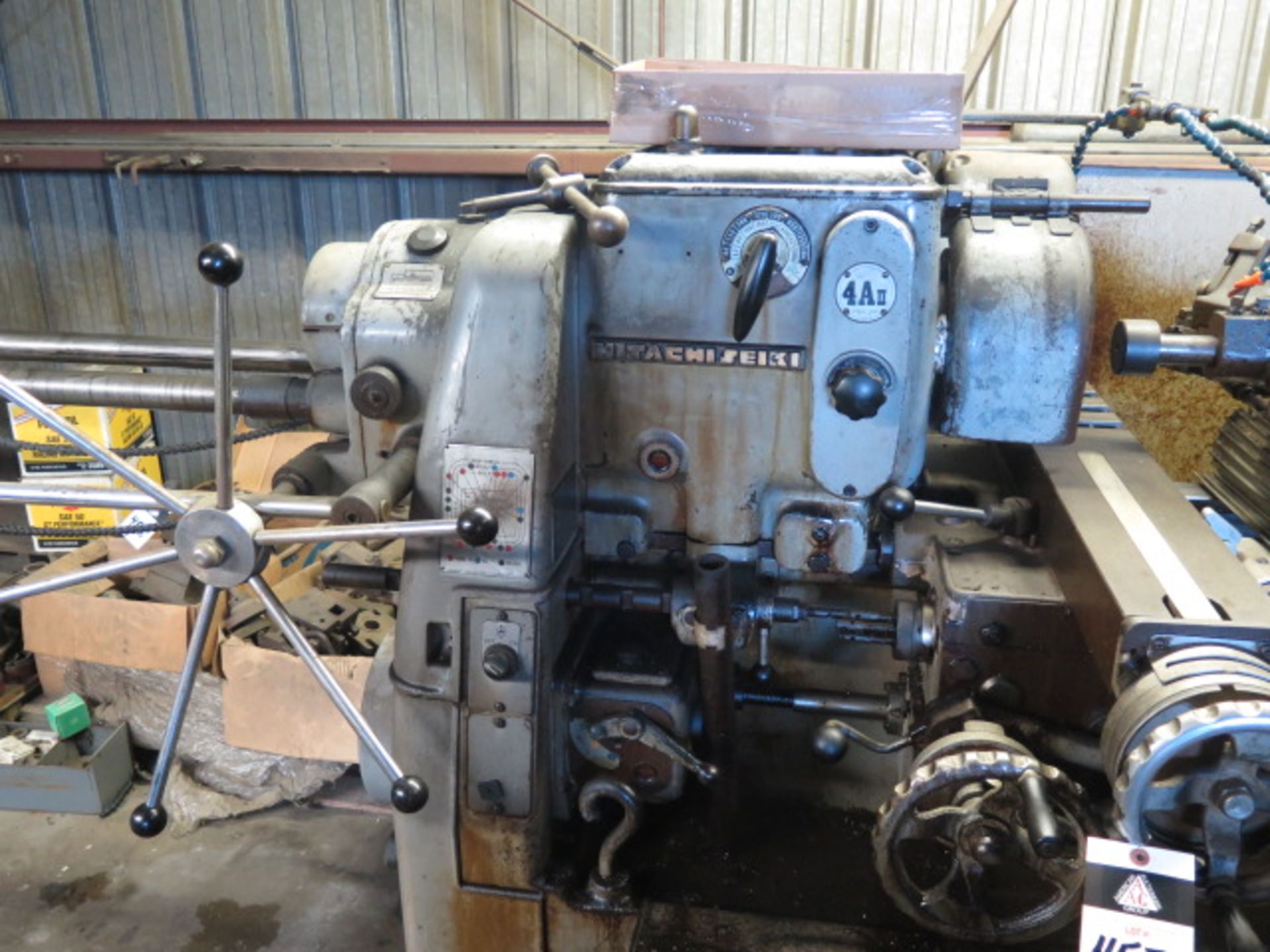 Hitachi Seiki 4A II Turret Lathe w/ 40-2000 RPM, 6-Station Turret, Bar Feed, Coolant (SOLD AS-IS - - Image 2 of 9