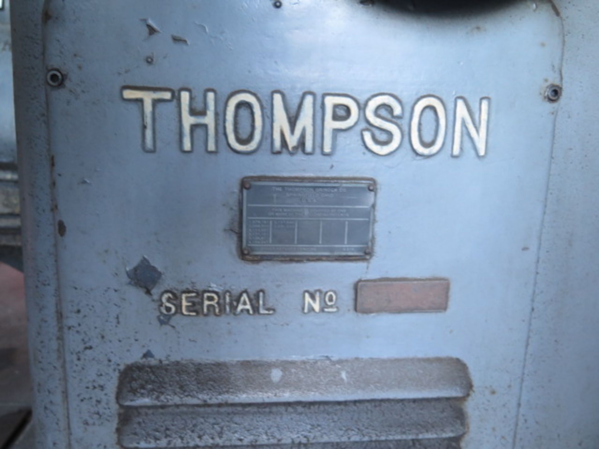 Thompson 12” x 24” Automatic Surface Grinder s/n B21998 w/ Electromag Chuck, Coolant, SOLD AS IS - Image 8 of 8